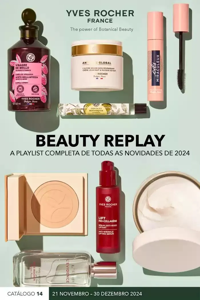 Folheto Beauty Replay de 21 de novembro até 30 de dezembro 2024 - Pagina 1