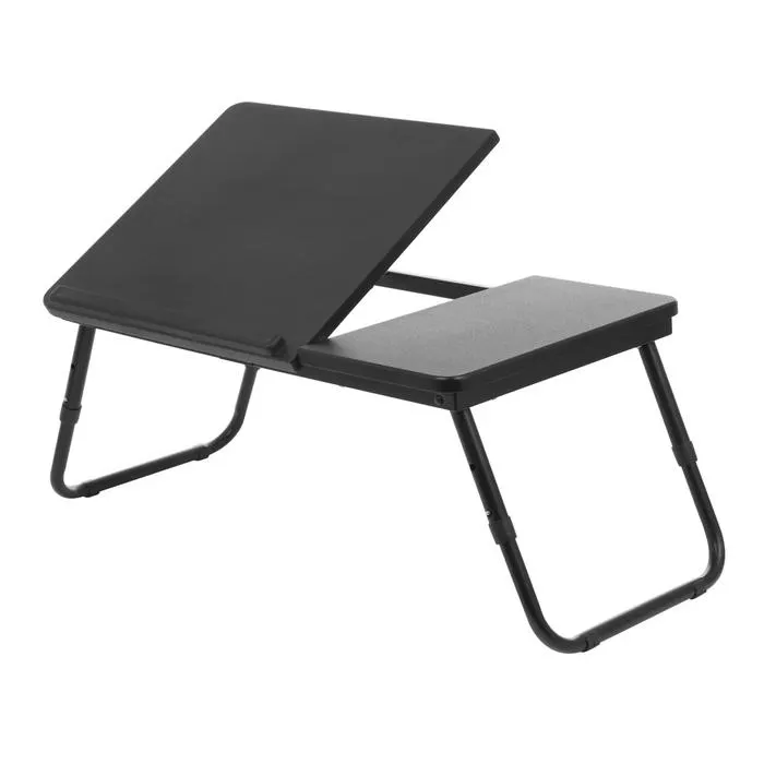 Masa pentru laptop AB1150, plianta, neagra, 60 x 35 x 27.5 cm, 1C