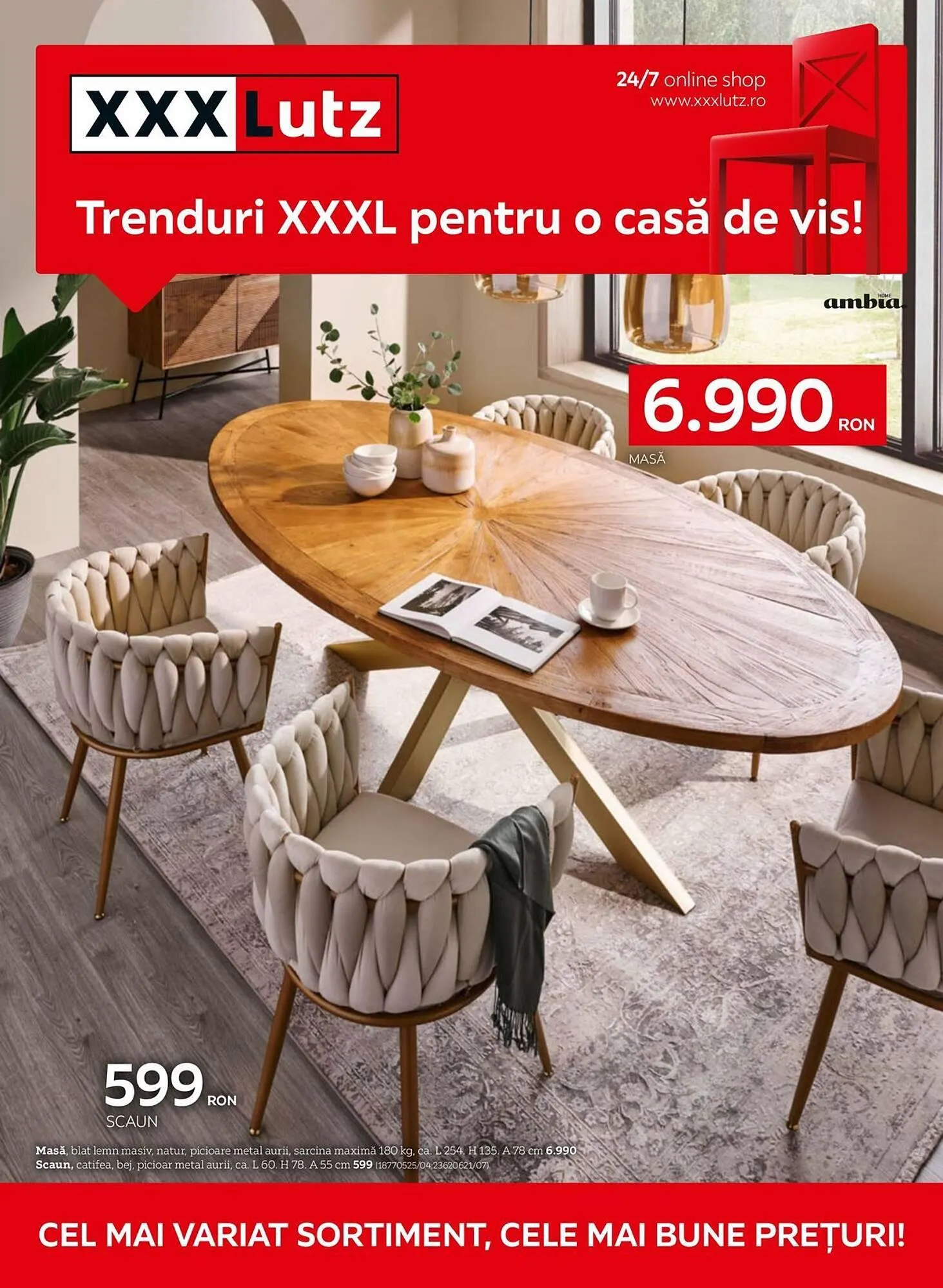 Catalog Catalog XXXLutz de la 21 mai până la 25 mai 2025 - Revista Pagina 1