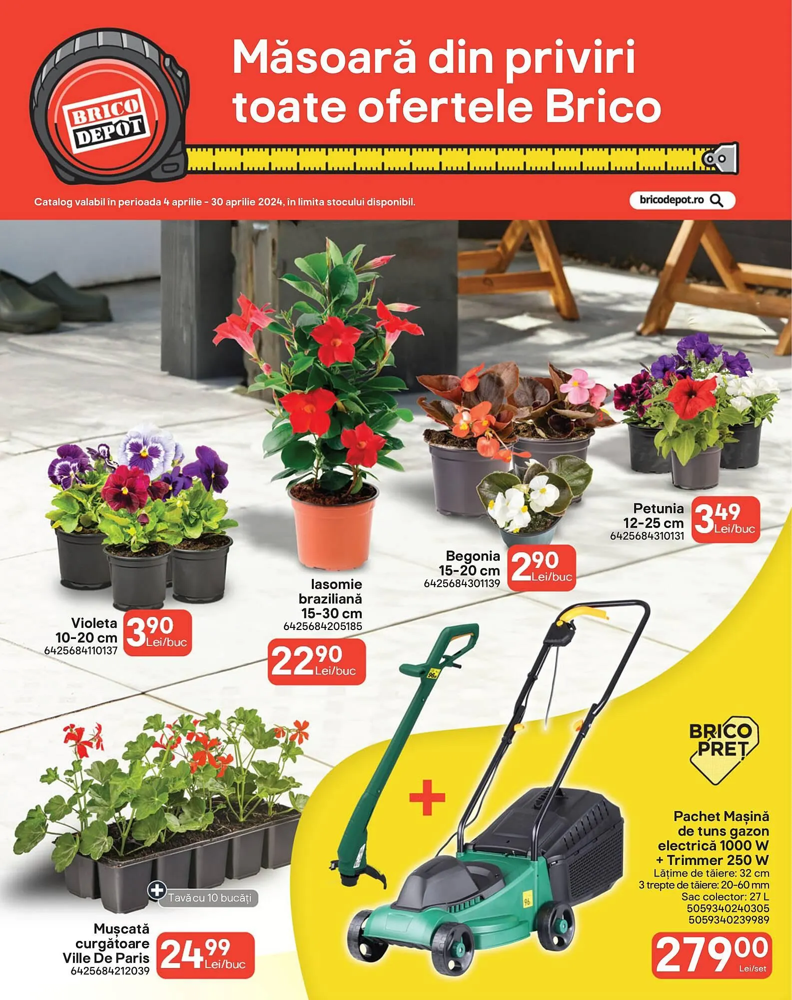 Catalog Brico Depôt catalog de la 4 aprilie până la 30 aprilie 2024 - Revista Pagina 1