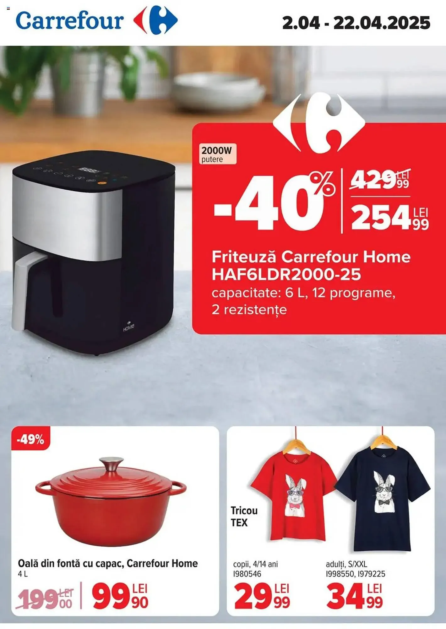 Catalog Catalog Carrefour de la 2 aprilie până la 22 aprilie 2025 - Revista Pagina 1