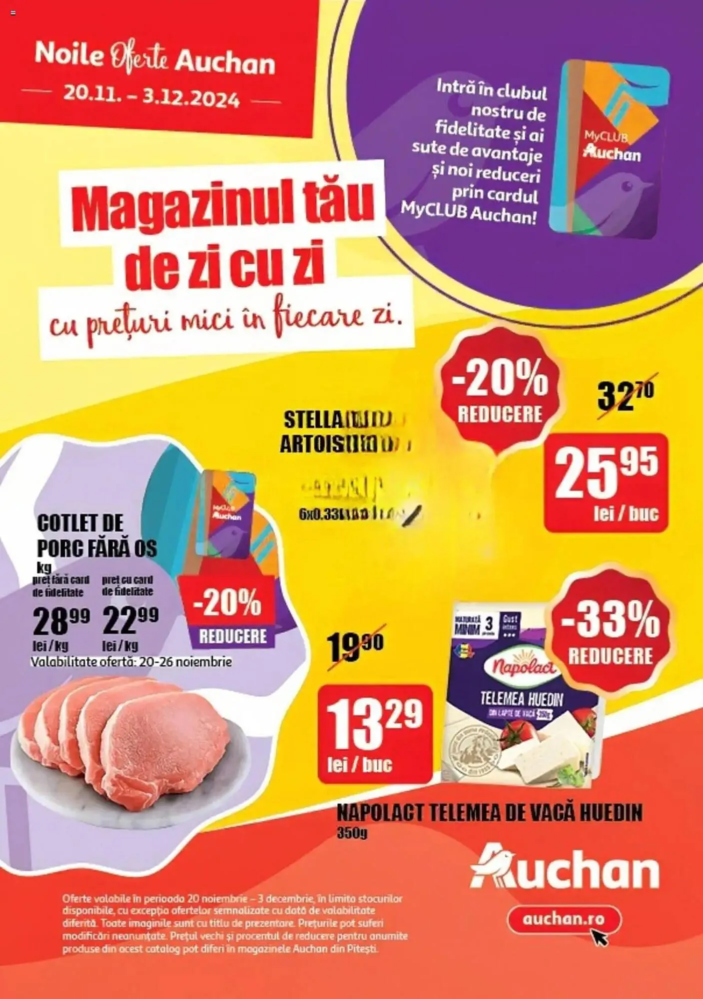 Catalog Catalog Auchan de la 20 noiembrie până la 3 decembrie 2024 - Revista Pagina 1