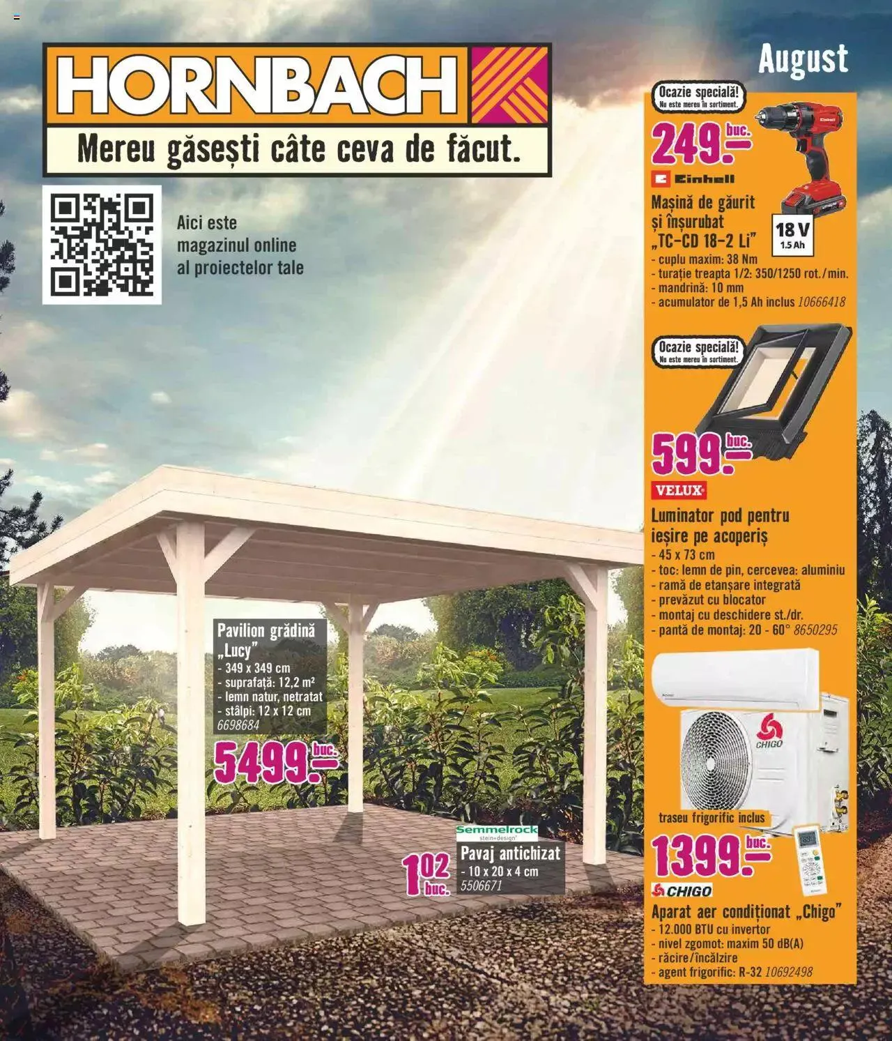 Catalog Catalog Hornbach de la 31 iulie până la 3 septembrie 2023 - Revista Pagina 1