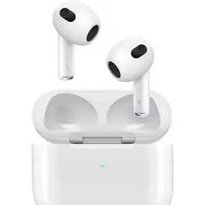 Casti APPLE AirPods 3, True Wireless, Bluetooth, In-Ear, Microfon, Carcasa Incarcare Lightning, alb