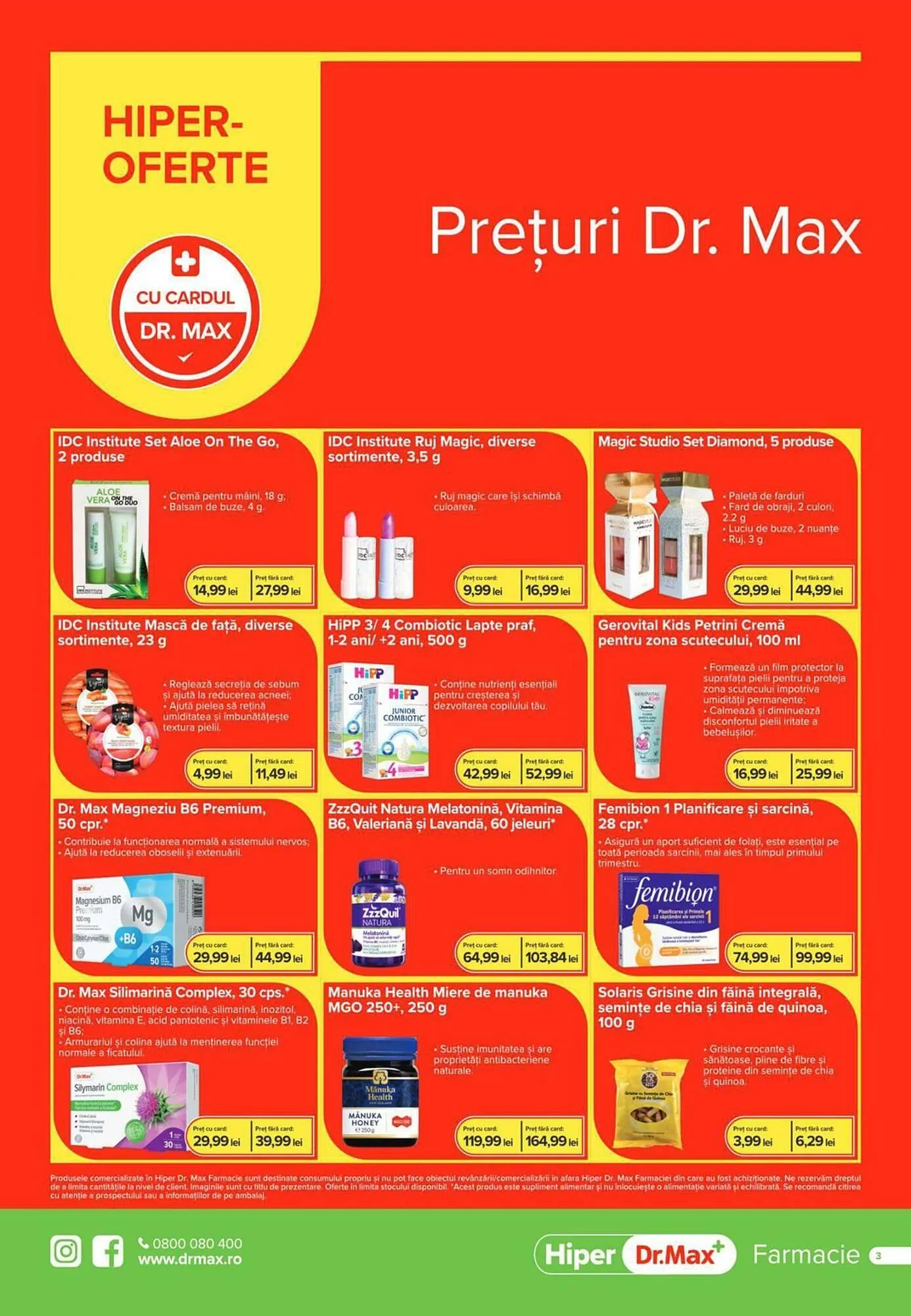 Catalog Catalog Dr.Max de la 1 martie până la 31 martie 2025 - Revista Pagina 3