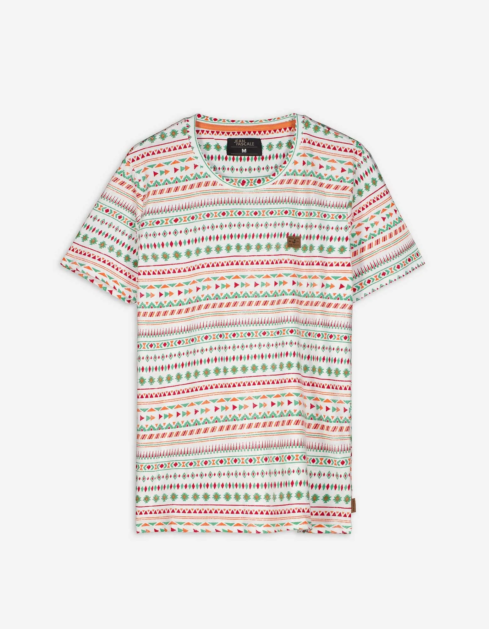 Tricou - Patch de etichetă - Alb