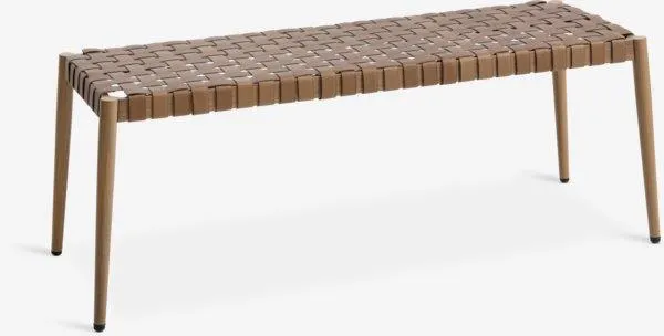 Bancă grădină EDDERUP 110x40 natur