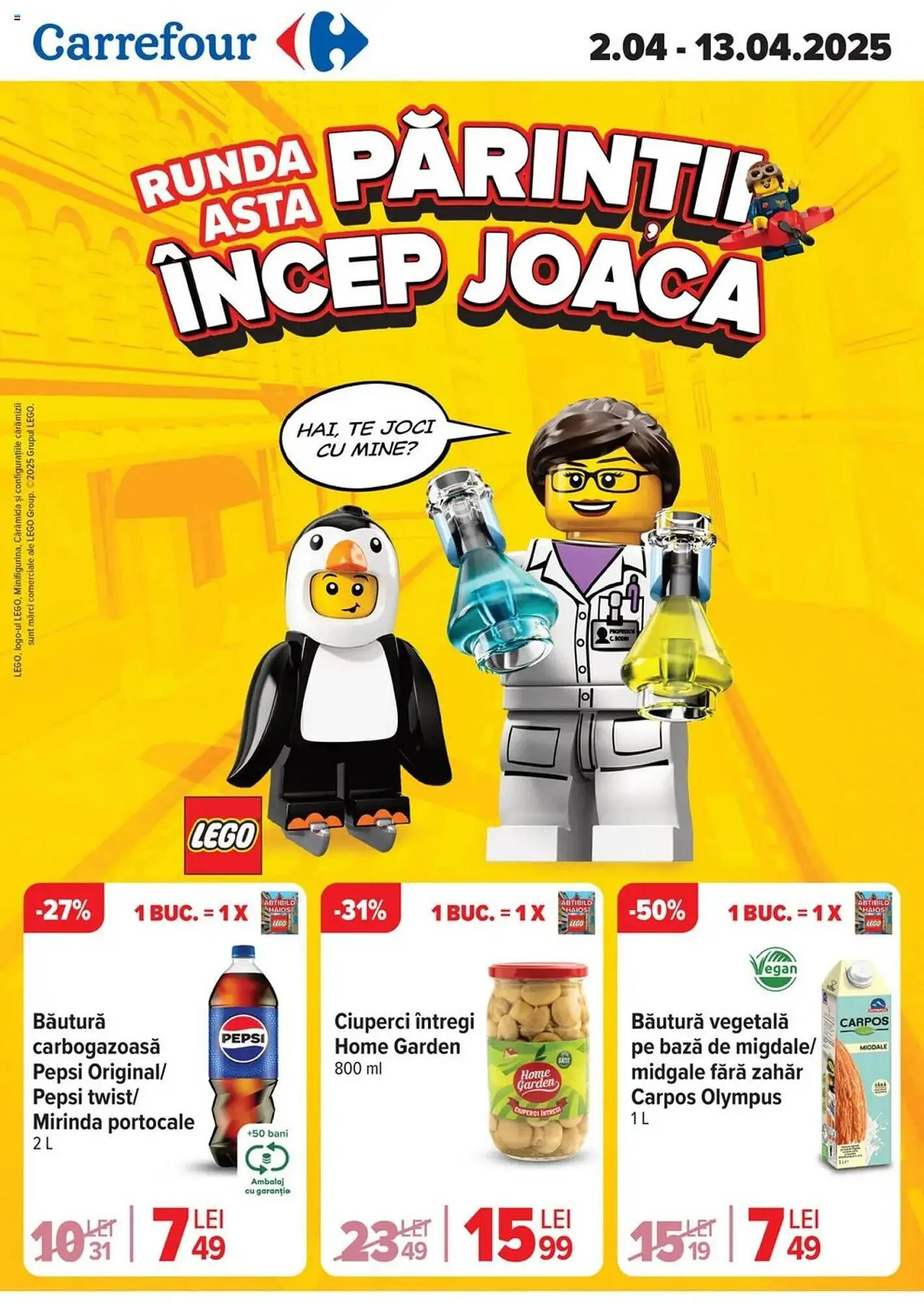 Catalog Catalog Carrefour de la 2 aprilie până la 13 aprilie 2025 - Revista Pagina 1