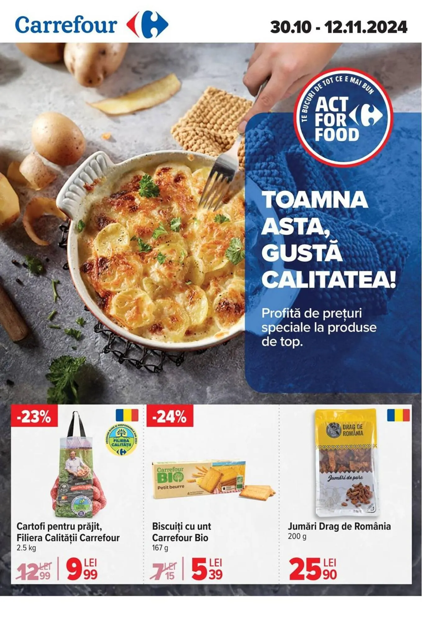 Catalog Catalog Carrefour de la 30 octombrie până la 13 noiembrie 2024 - Revista Pagina 1