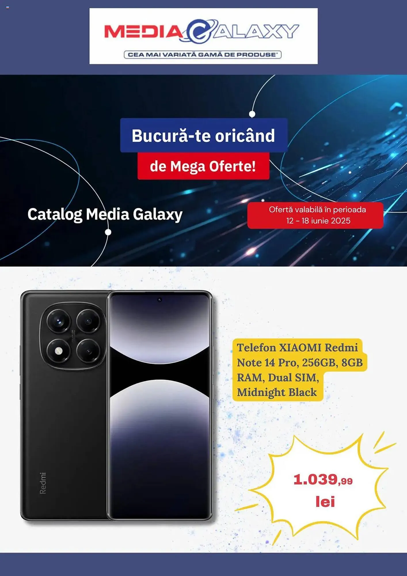 Catalog Catalog Media Galaxy de la 11 iunie până la 18 iunie 2025 - Revista Pagina 1