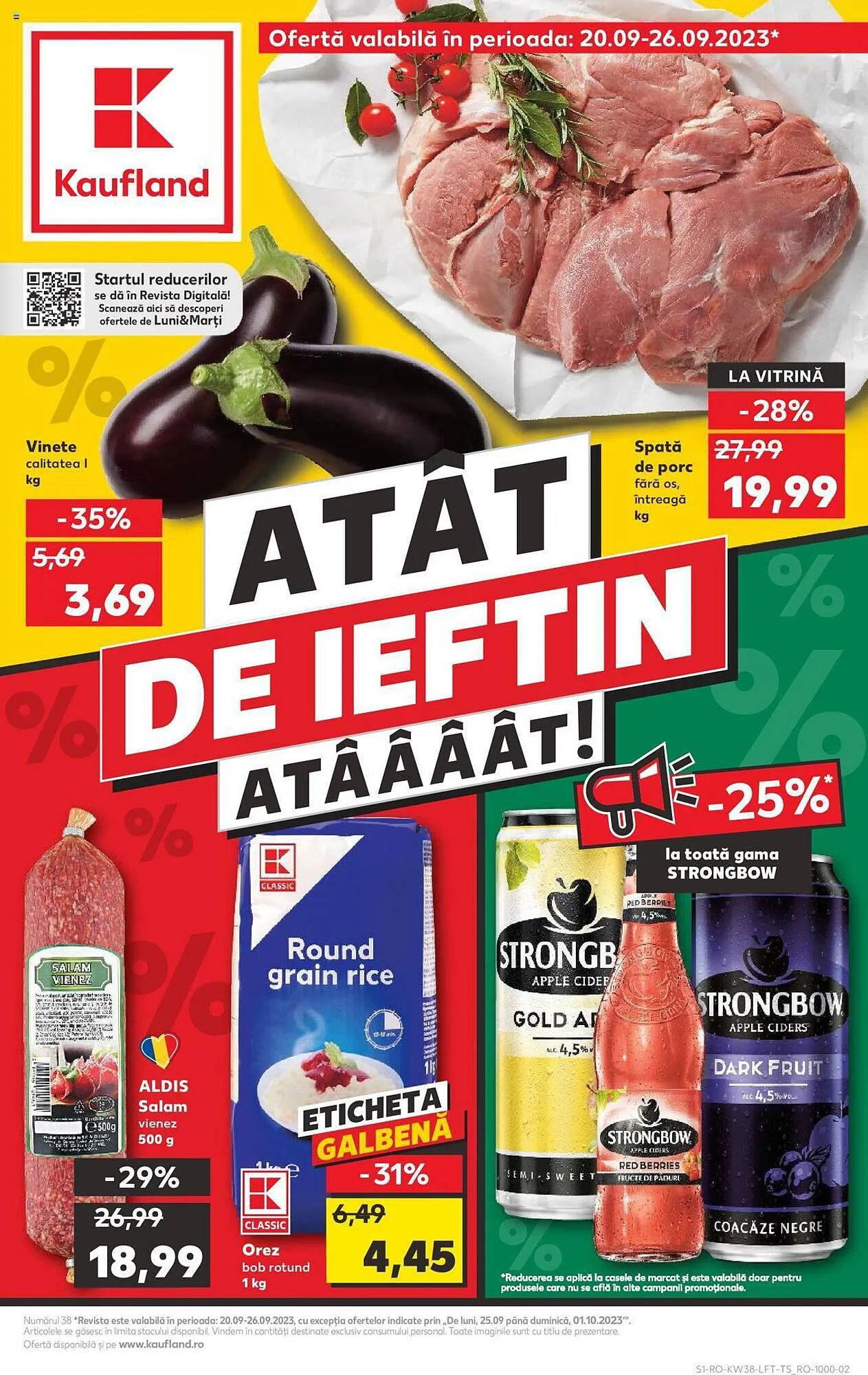 Catalog Kaufland catalog de la 20 septembrie până la 26 septembrie 2023 - Revista Pagina 1