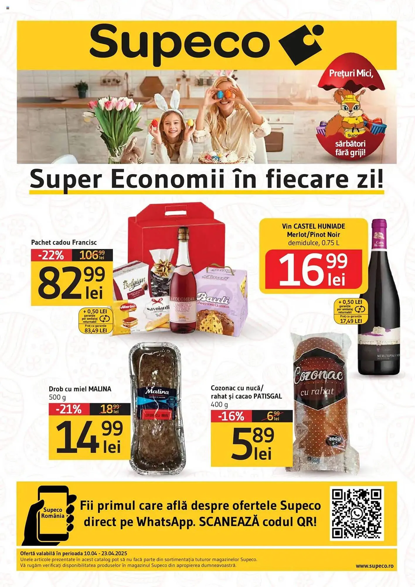 Catalog Catalog Supeco de la 10 aprilie până la 23 aprilie 2025 - Revista Pagina 1