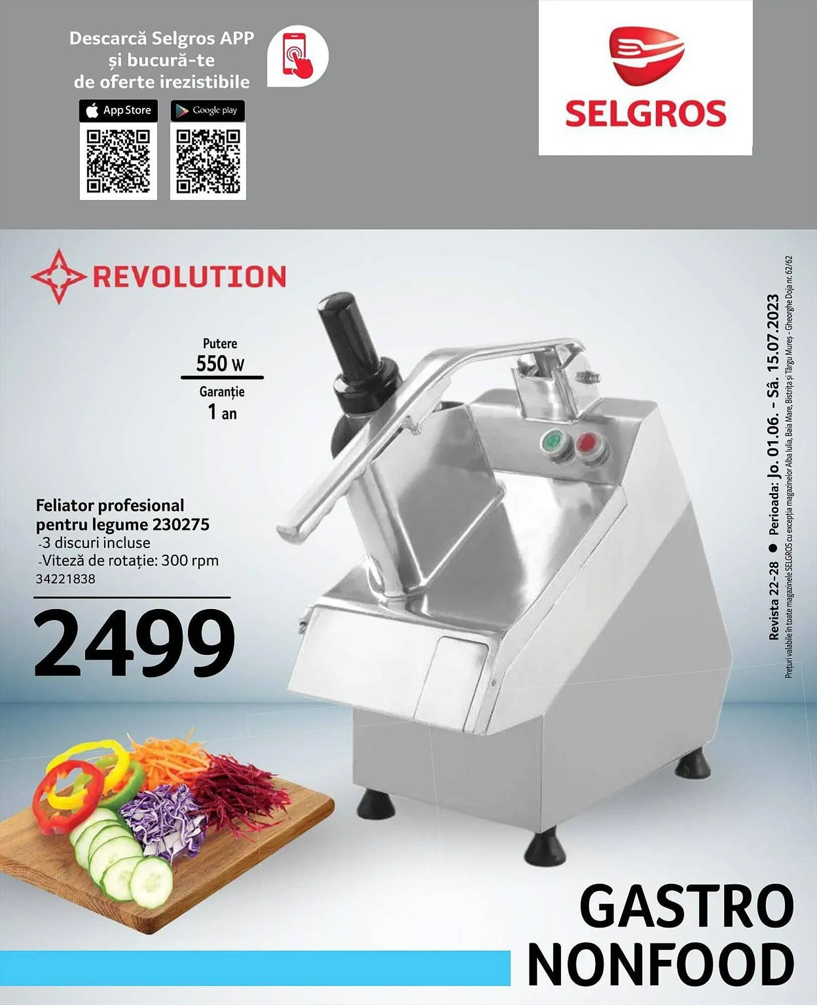 Catalog Selgros catalog de la 1 iunie până la 15 iulie 2023 - Revista Pagina 1