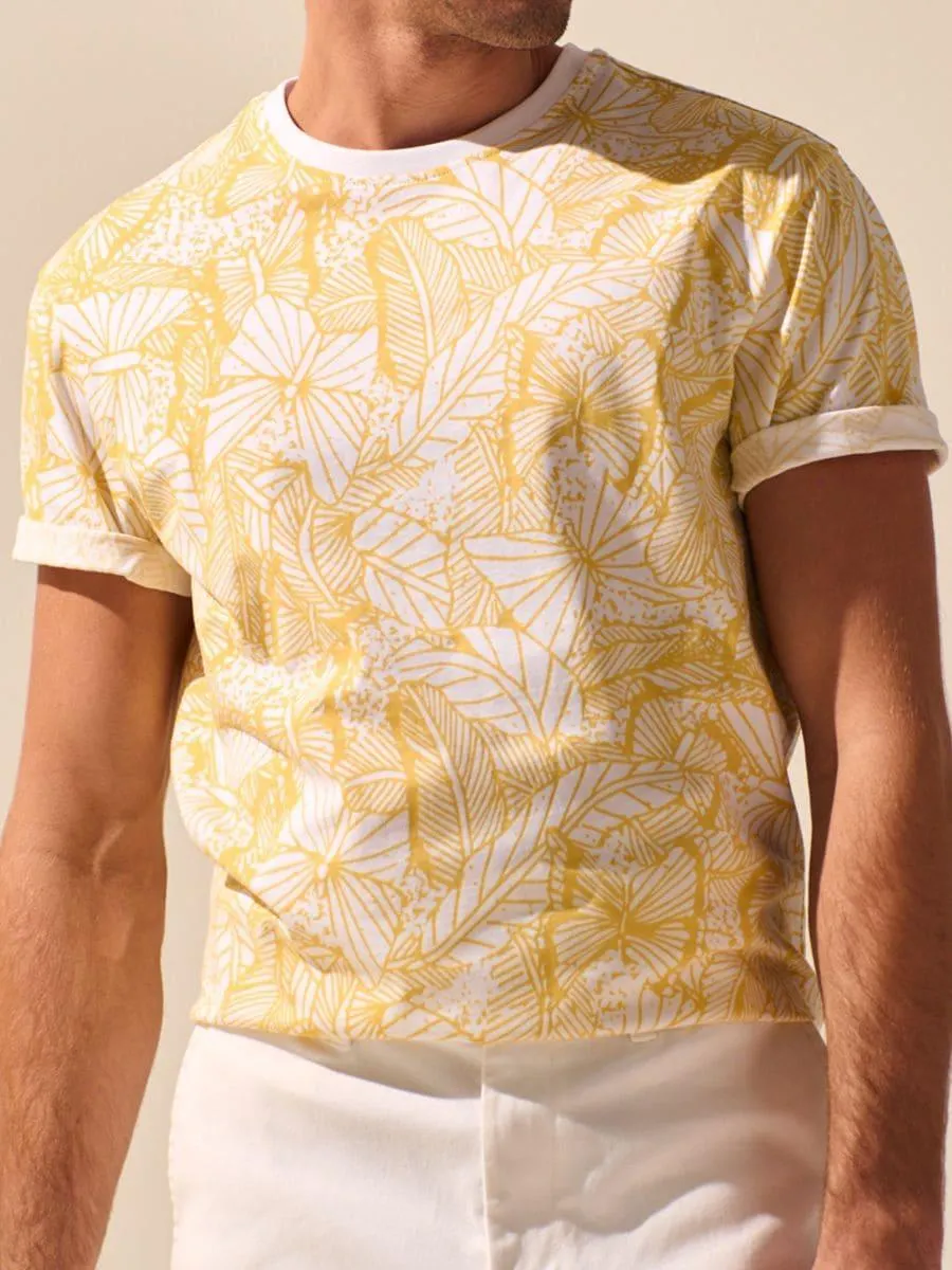 Tricou cu imprimeu decorativ