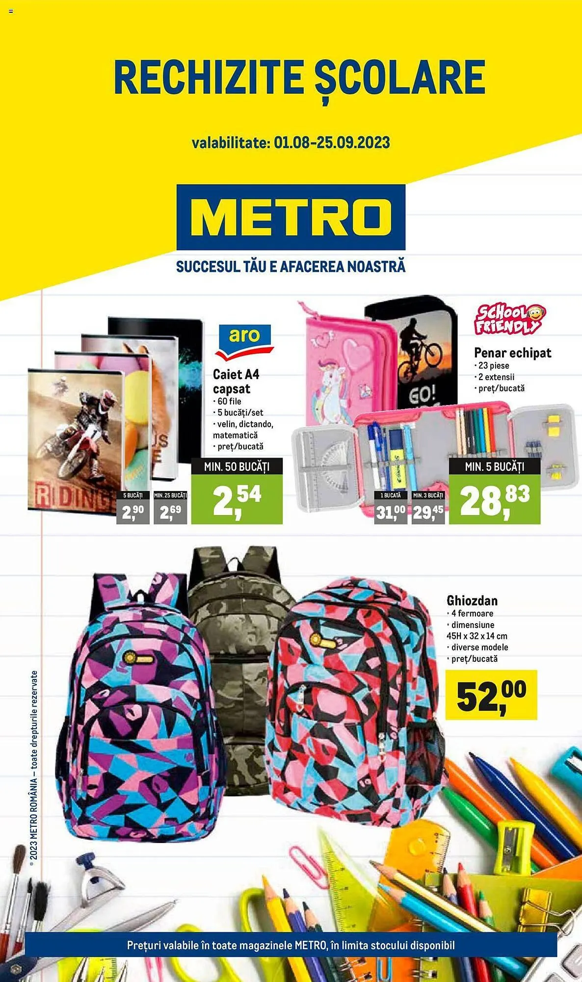 Catalog Metro catalog de la 1 august până la 25 septembrie 2023 - Revista Pagina 1