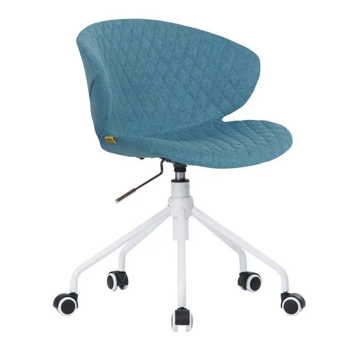Scaun birou operational Cover Ergo, rotativ, textil, turcoaz