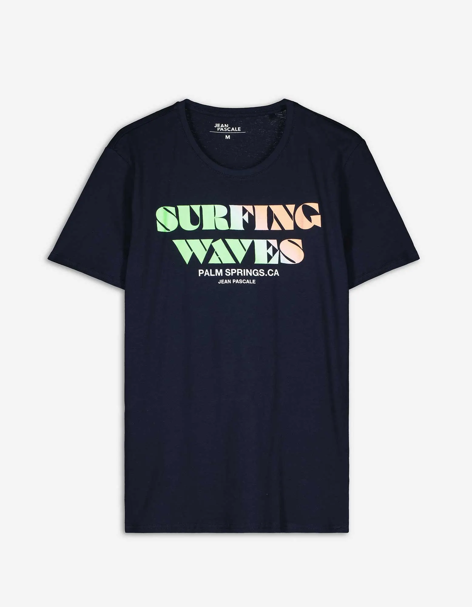 Tricou - Imprimeu mesaj - Albastru inchis