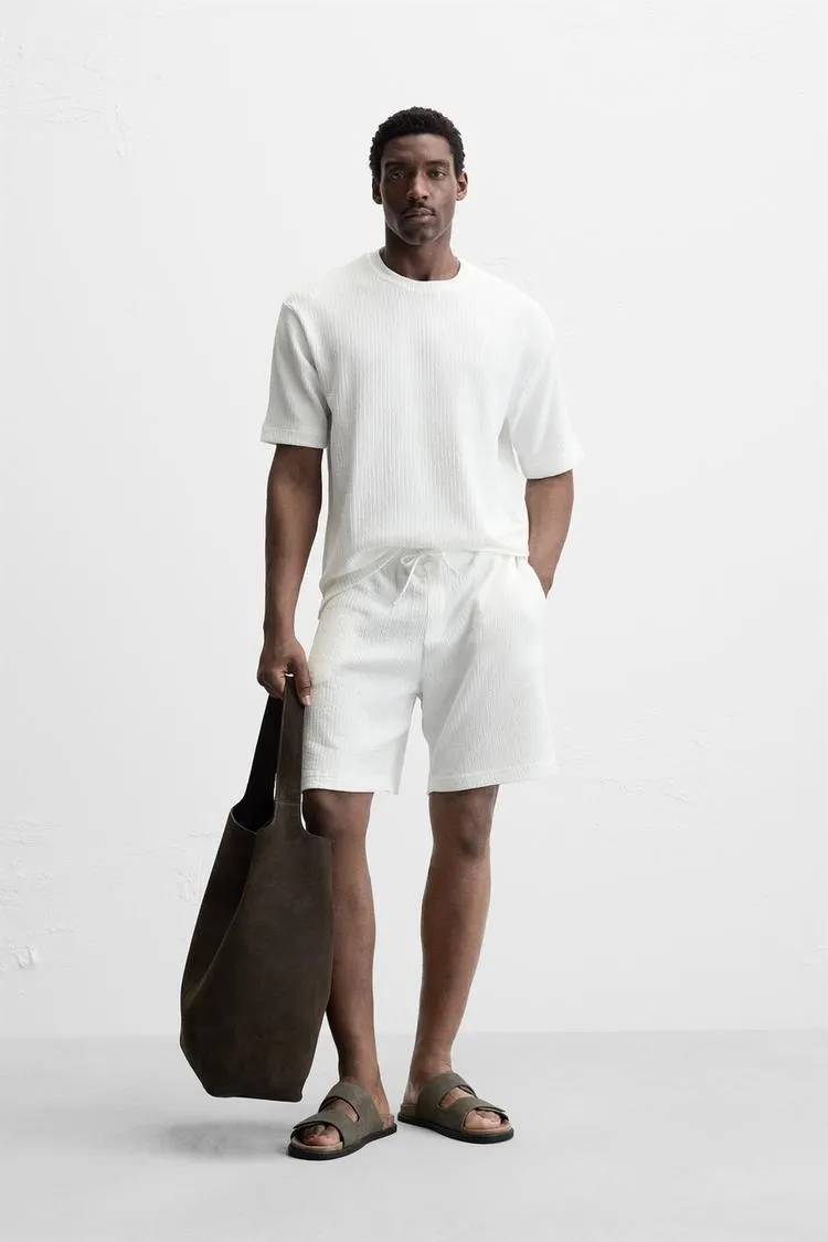 BERMUDE RELAXED FIT JACQUARD