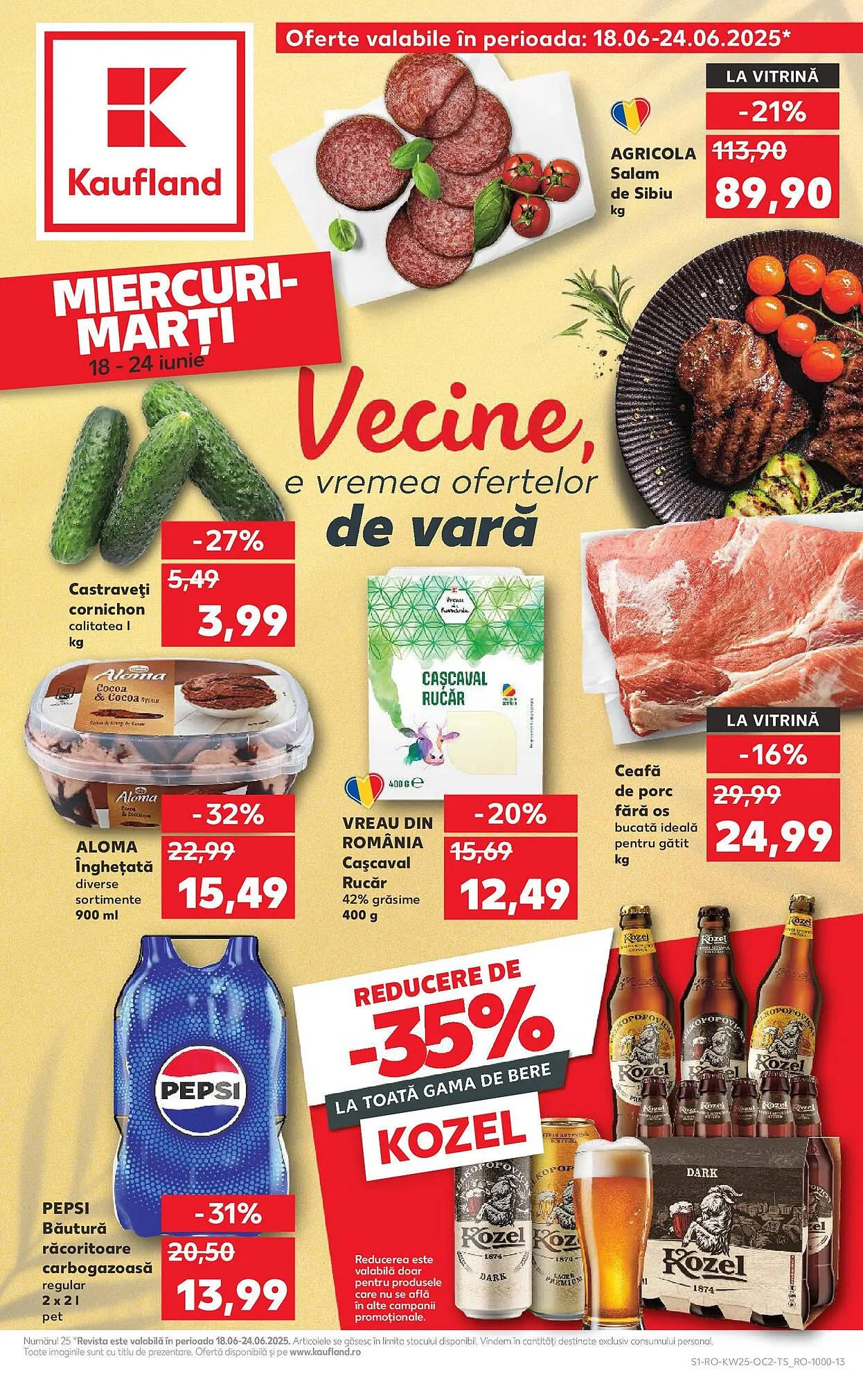Catalog Catalog Kaufland de la 17 iunie până la 24 iunie 2025 - Revista Pagina 1