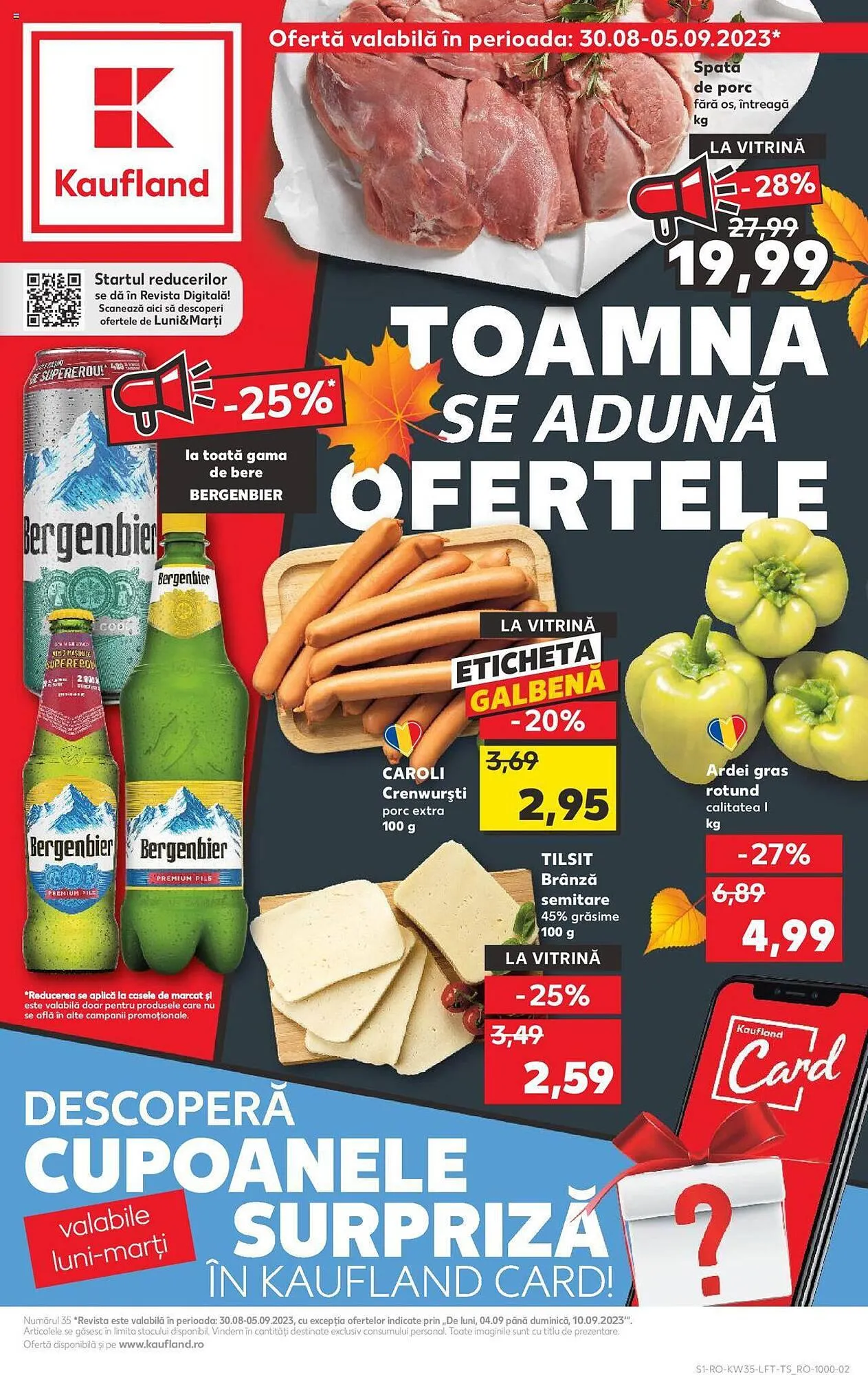 Catalog Kaufland catalog de la 30 august până la 5 septembrie 2023 - Revista Pagina 1