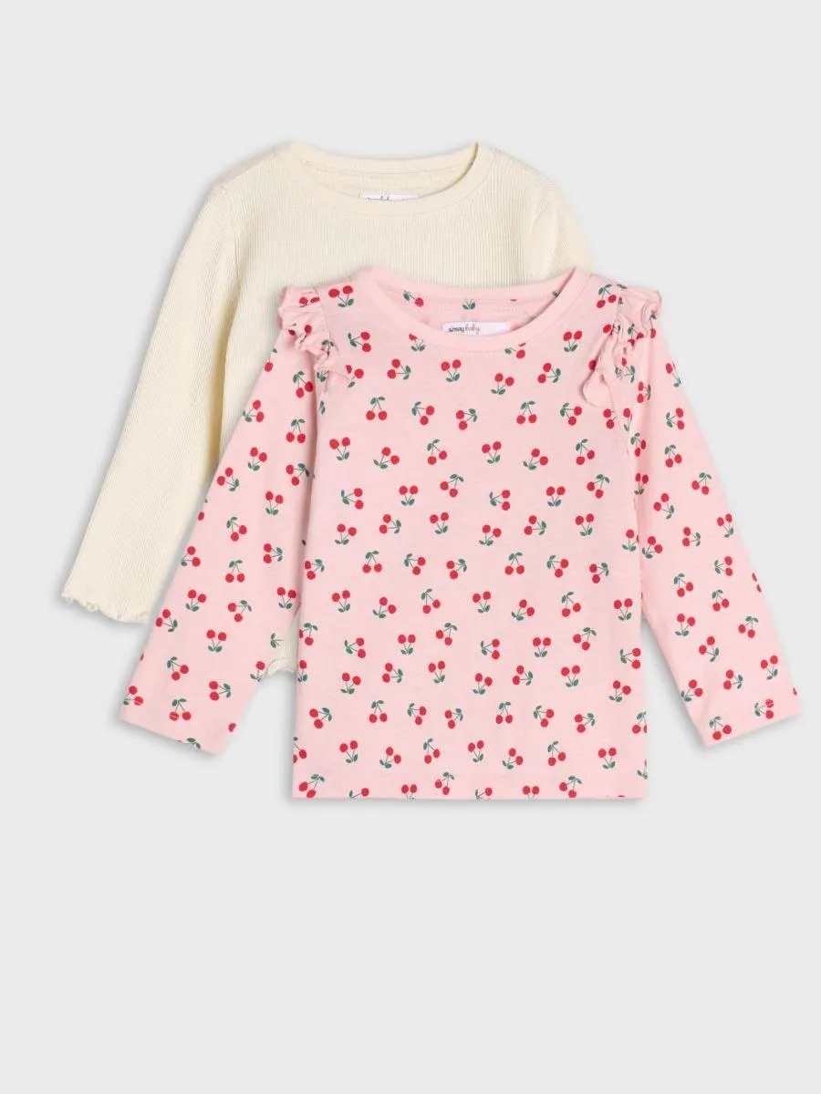 Tricou cu mânecă lungă 2 pack