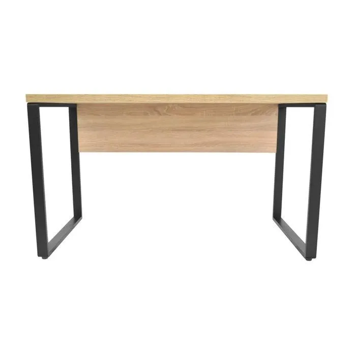Birou calculator standard B-130, stejar sonoma + negru, 130 x 68 x 75 cm, 1C