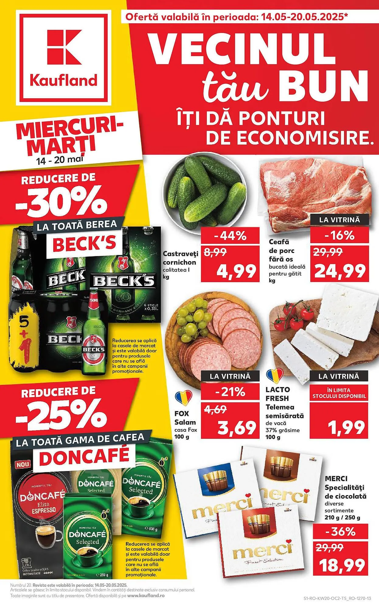 Catalog Catalog Kaufland de la 14 mai până la 20 mai 2025 - Revista Pagina 1