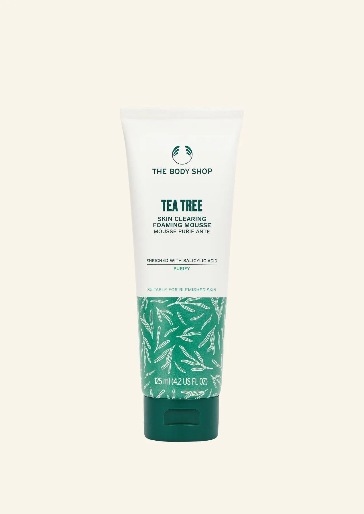 Lotiune spumanta pentru curatat tenul Tea Tree 125 ml