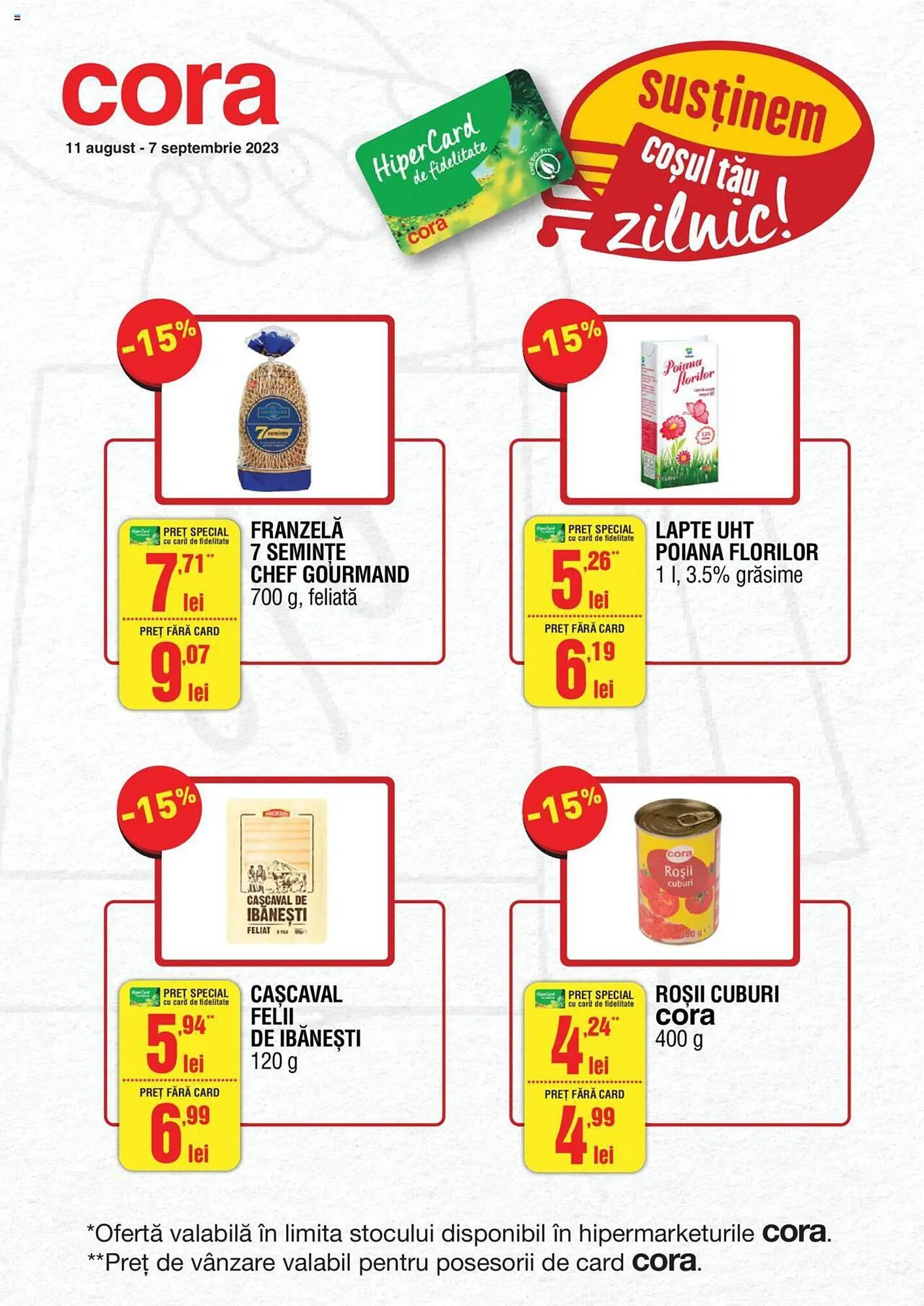 Catalog Cora catalog de la 11 august până la 7 septembrie 2023 - Revista Pagina 1