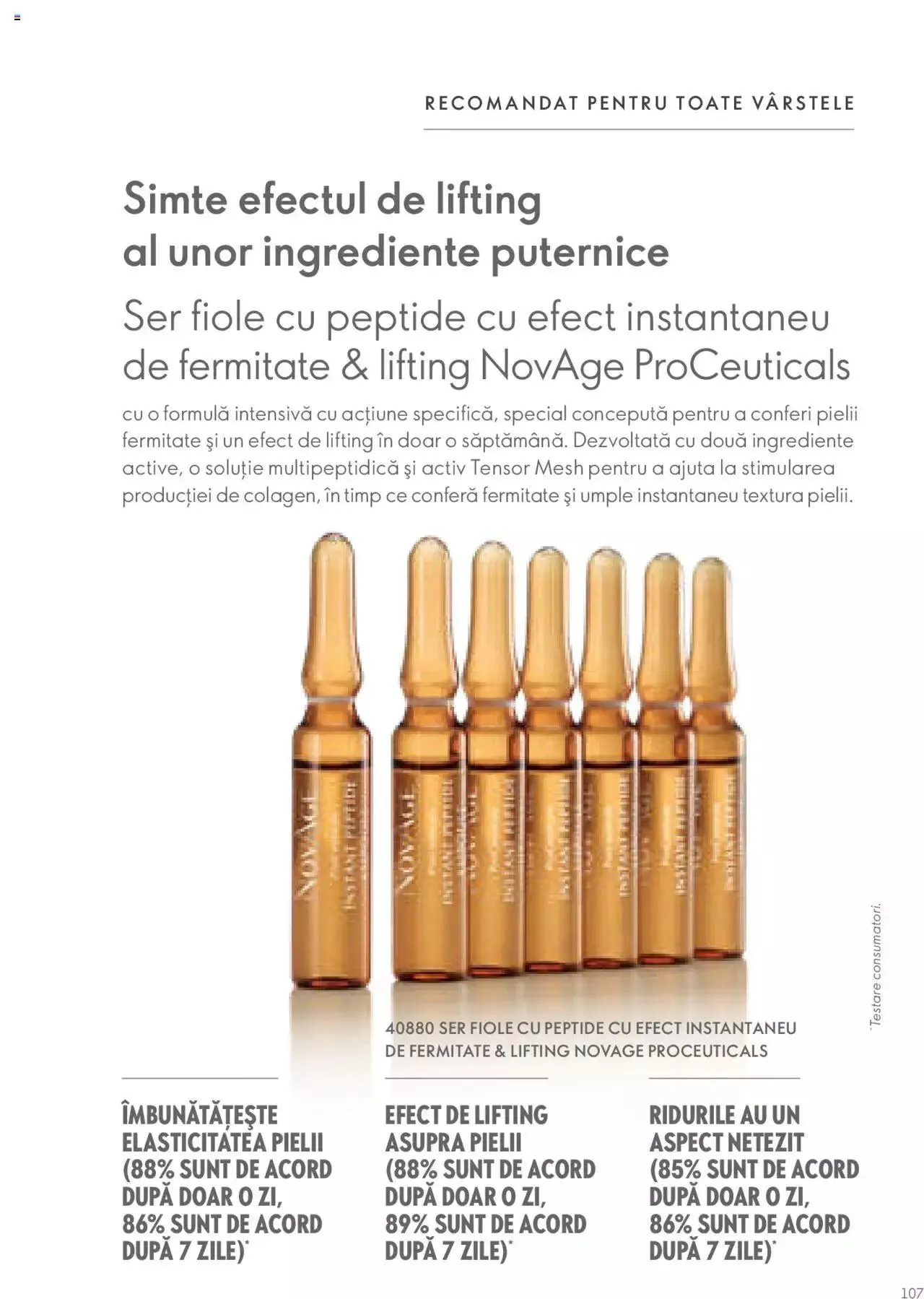 Catalog Oriflame catalog - Ghidul NOVAGE+ de la 1 martie până la 31 decembrie 2023 - Revista Pagina 107
