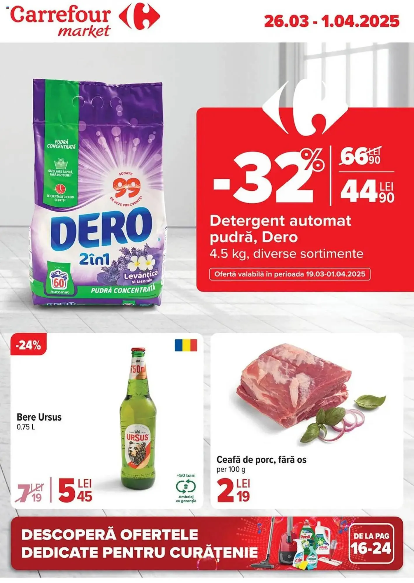 Catalog Catalog Carrefour de la 26 martie până la 1 aprilie 2025 - Revista Pagina 1