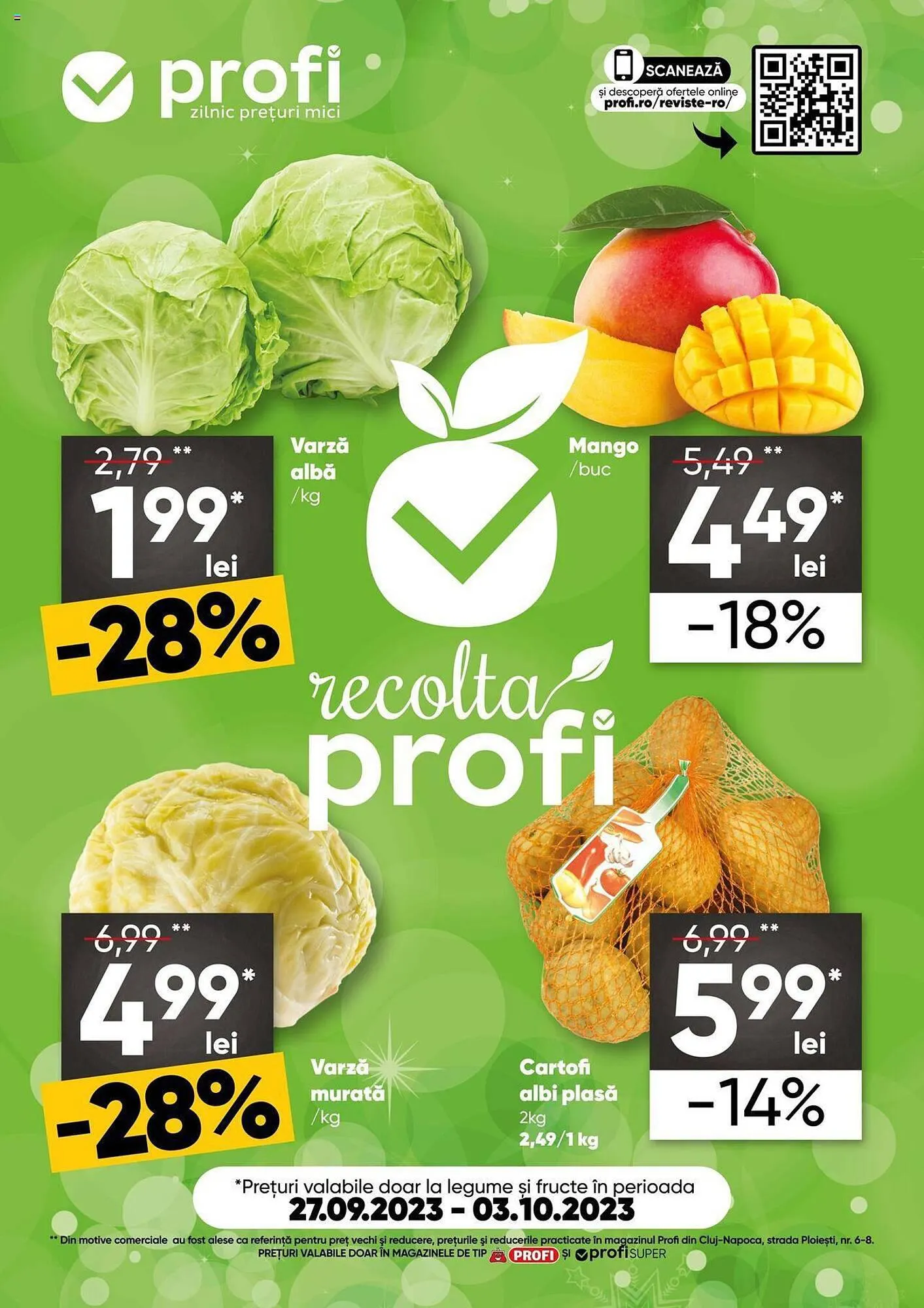 Catalog PROFI catalog de la 27 septembrie până la 3 octombrie 2023 - Revista Pagina 1
