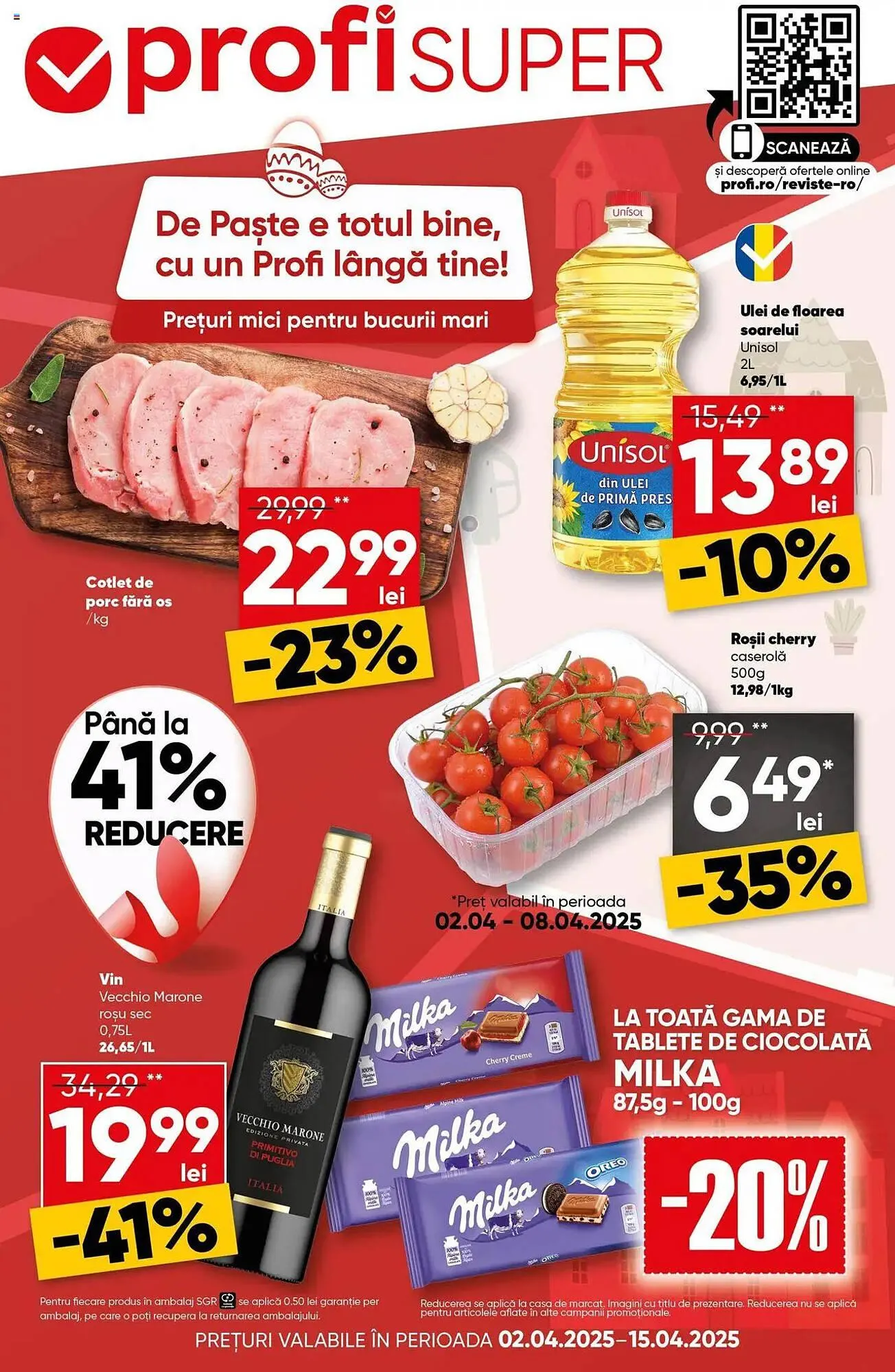 Catalog Catalog PROFI de la 2 aprilie până la 15 aprilie 2025 - Revista Pagina 1