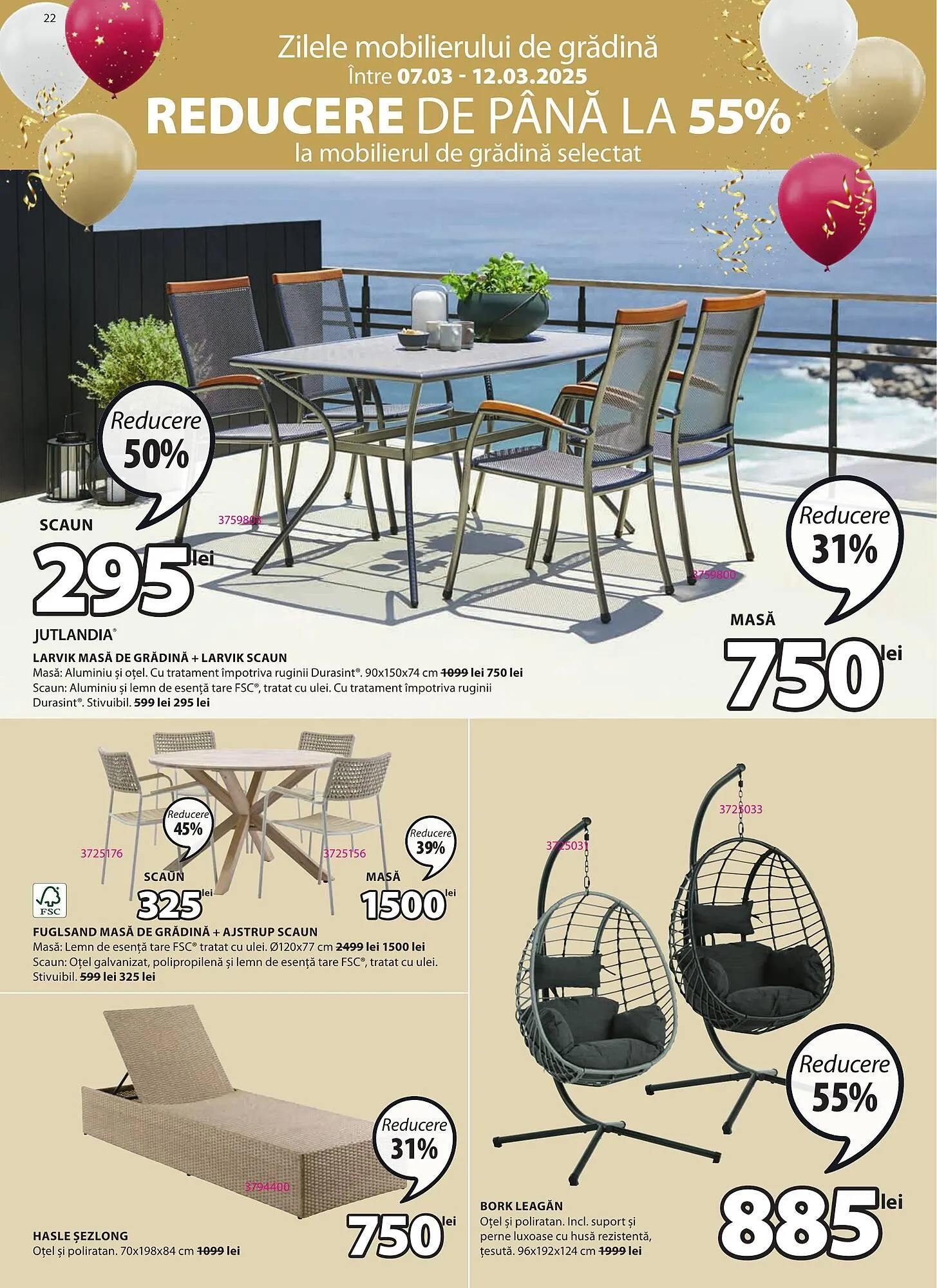 Catalog Catalog JYSK de la 7 martie până la 5 aprilie 2025 - Revista Pagina 22