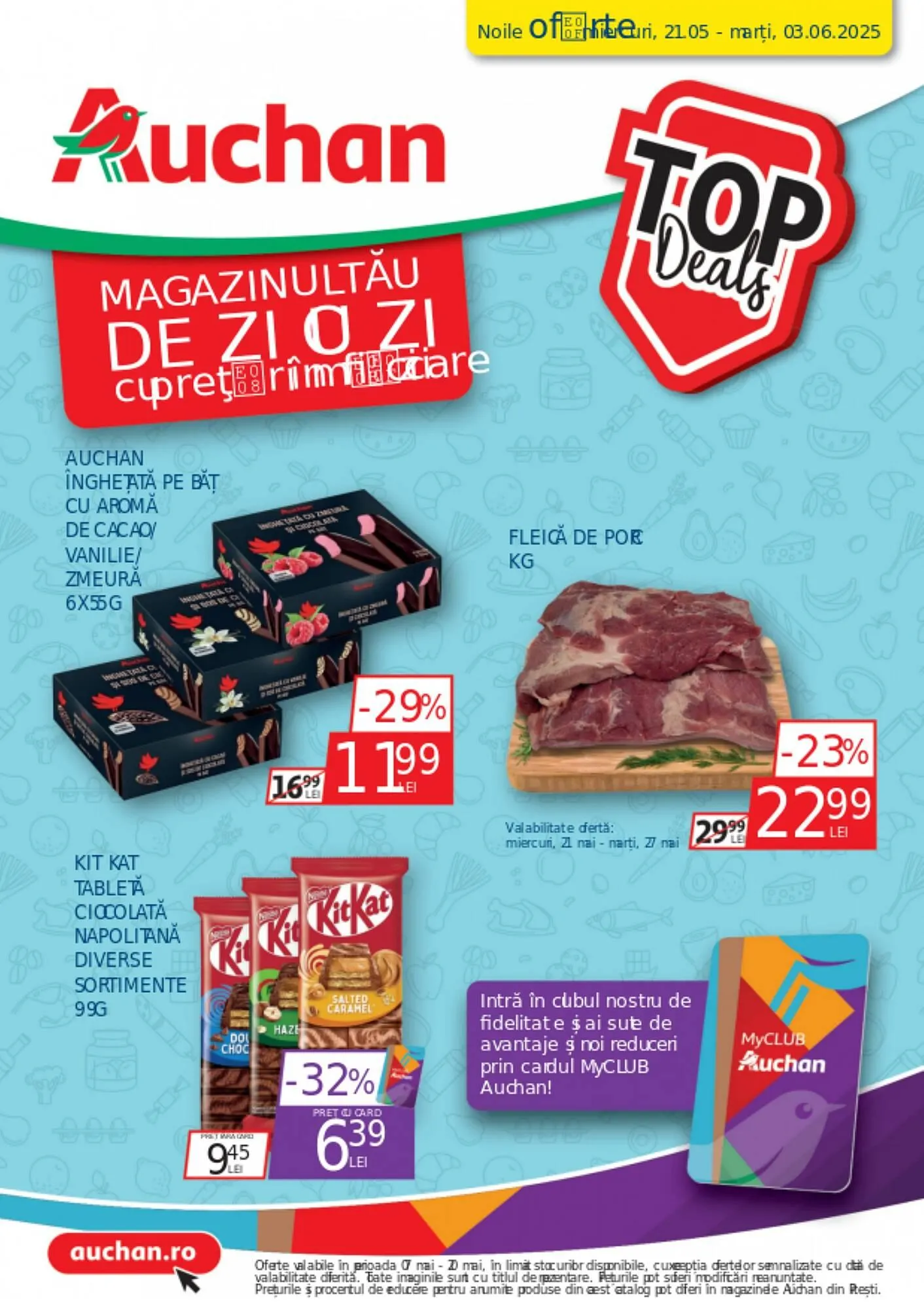 Catalog Catalog Auchan de la 21 mai până la 3 iunie 2025 - Revista Pagina 1