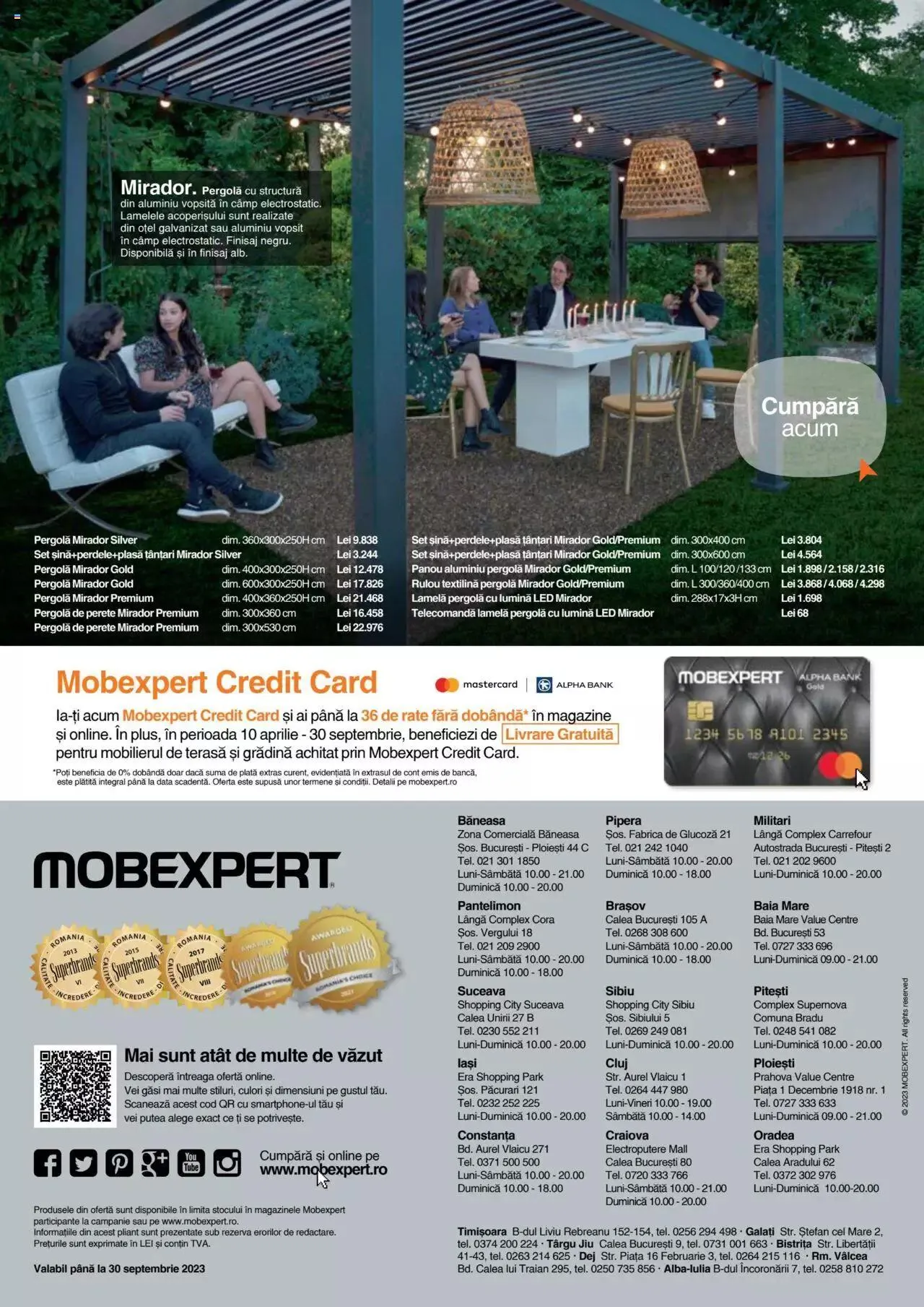 Catalog Mobexpert catalog - Terasă și Grădină 2023 de la 10 aprilie până la 31 decembrie 2023 - Revista Pagina 16