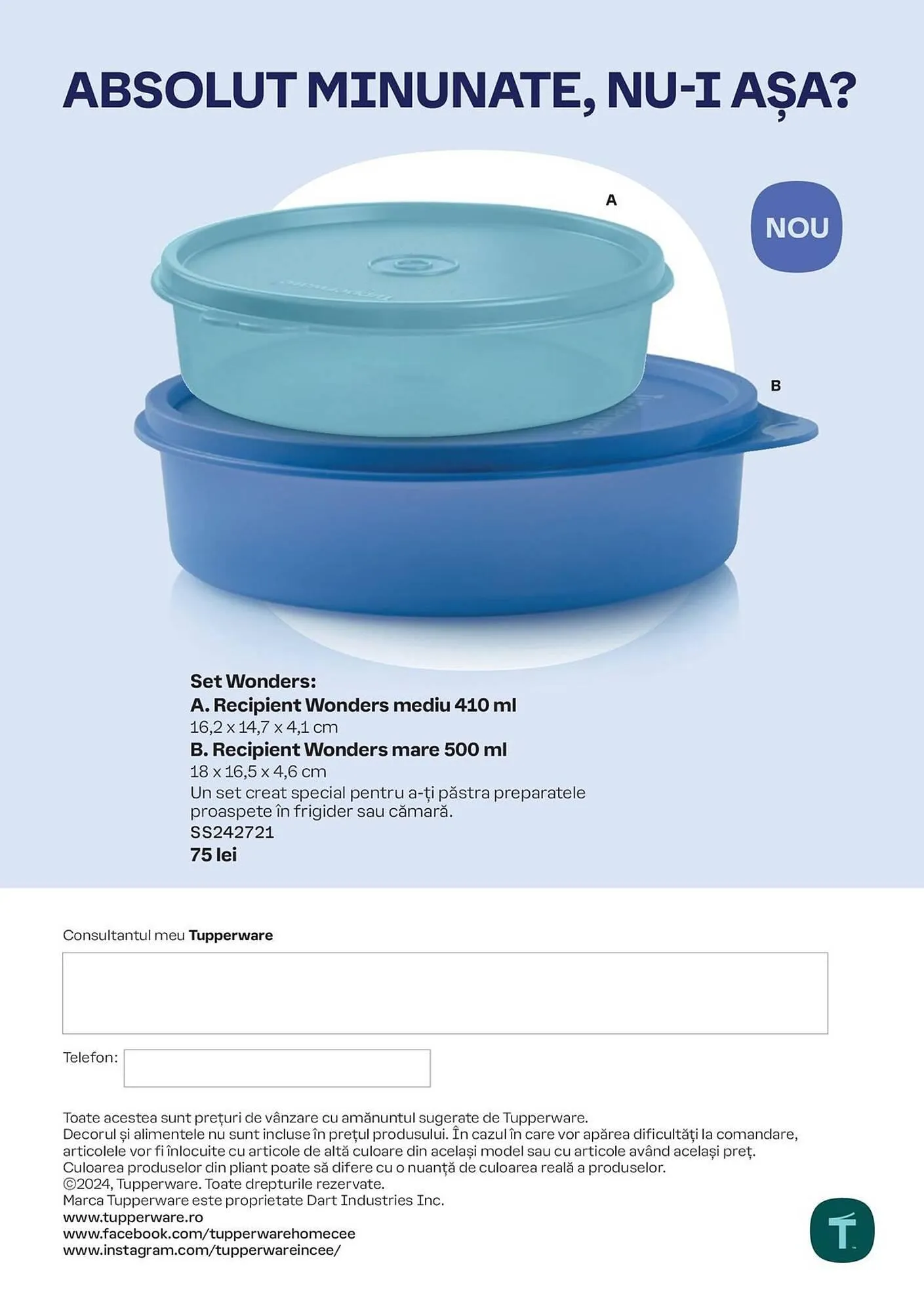 Catalog Tupperware catalog de la 1 iulie până la 4 august 2024 - Revista Pagina 16