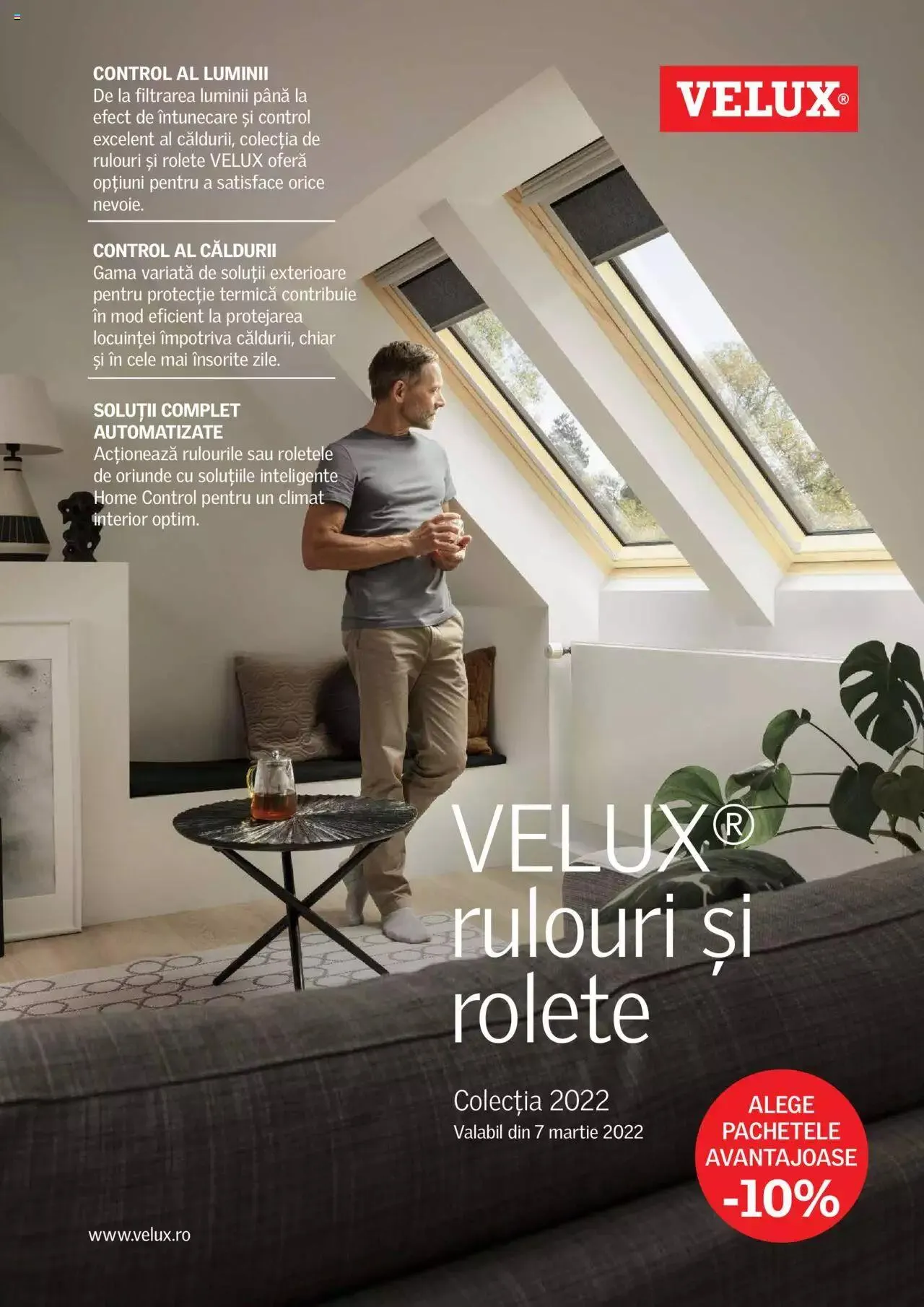 Catalog Velux catalog - Rulouri şi rolete 2022 de la 7 martie până la 31 decembrie 2023 - Revista Pagina 1