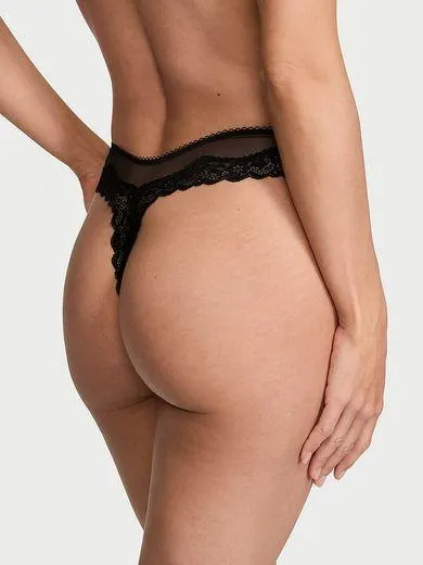 Chiloți Tanga cu talie înaltă Tease