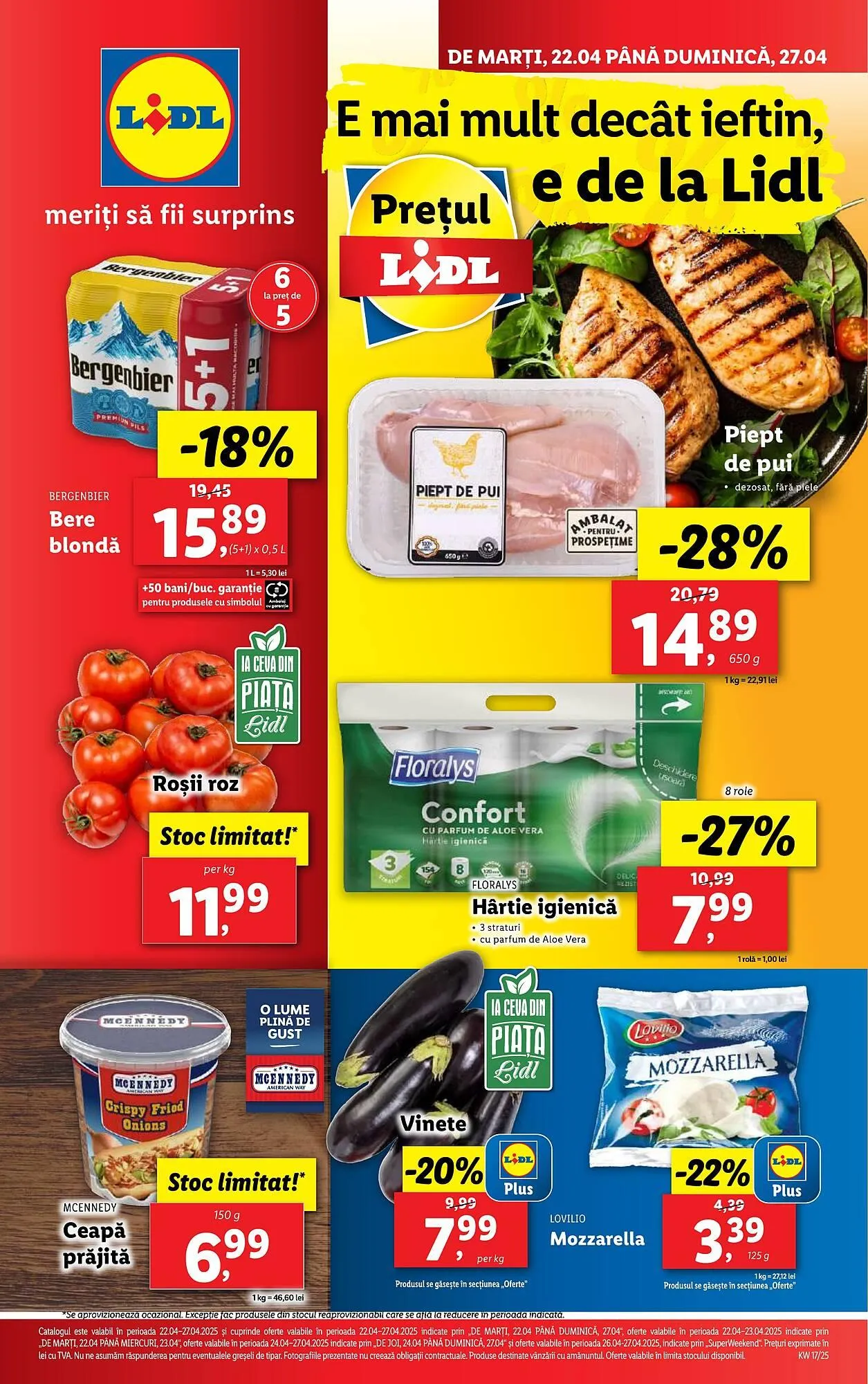 Catalog Catalog Lidl de la 22 aprilie până la 27 aprilie 2025 - Revista Pagina 1