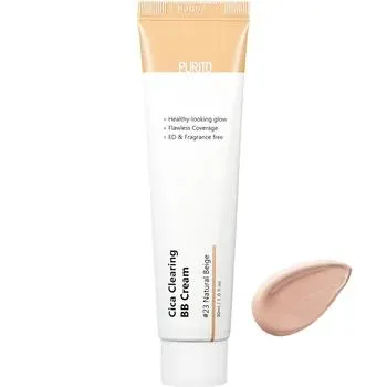 Crema coloranta pentru fata BB Cream 23 Natural Beige Cica Clearing, 30ml, Purito