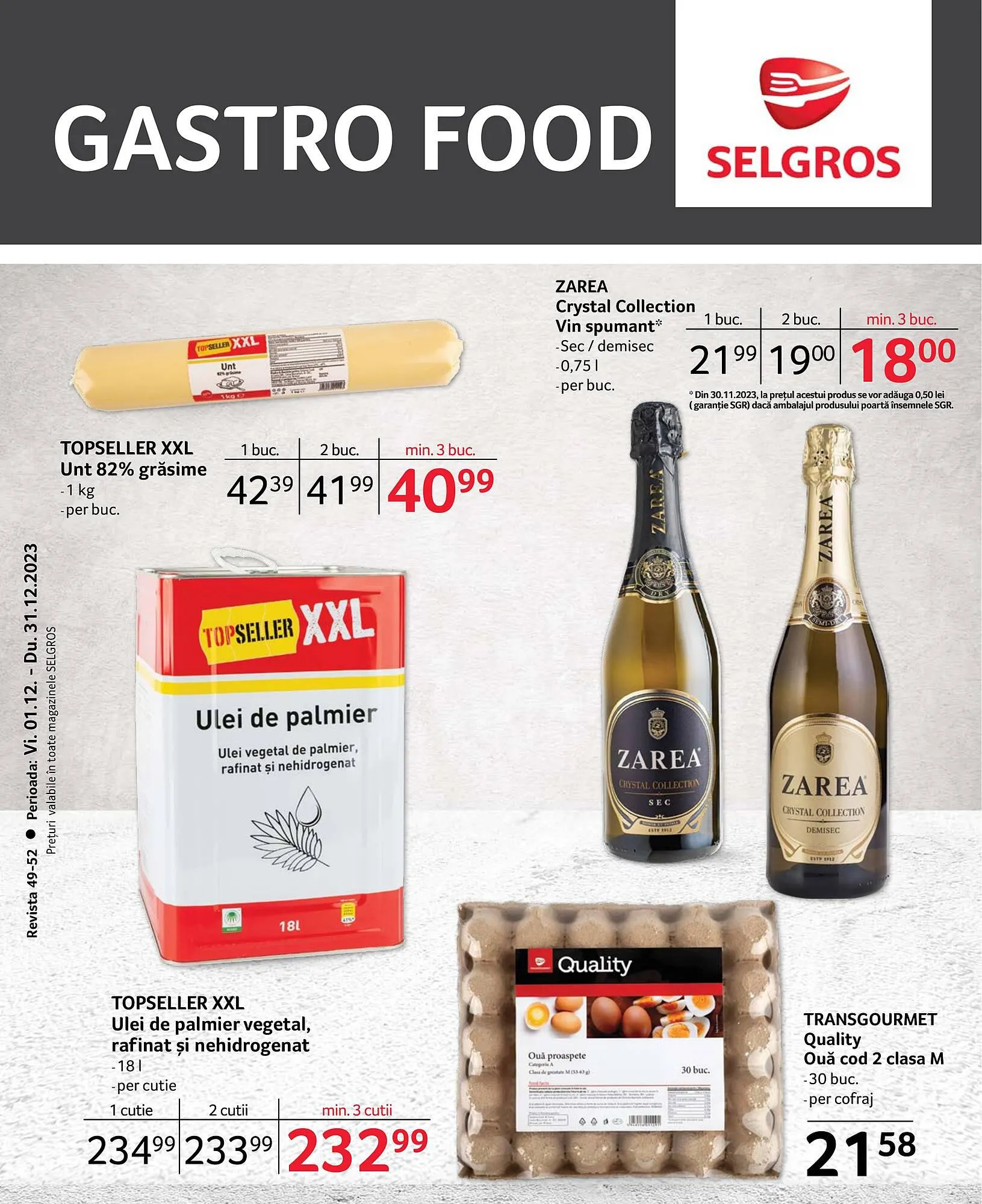 Catalog Selgros catalog de la 1 decembrie până la 31 decembrie 2023 - Revista Pagina 1