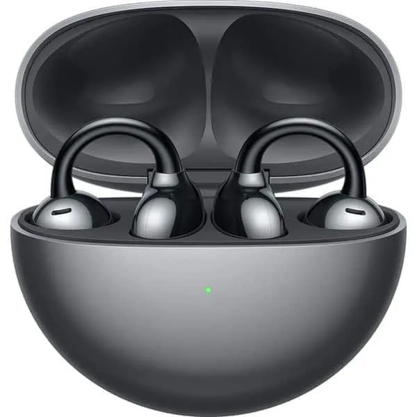 Casti HUAWEI FreeClip, True wireless, Bluetooth, Open-ear, Microfon, Carcasa incarcare wireless, Starry Black