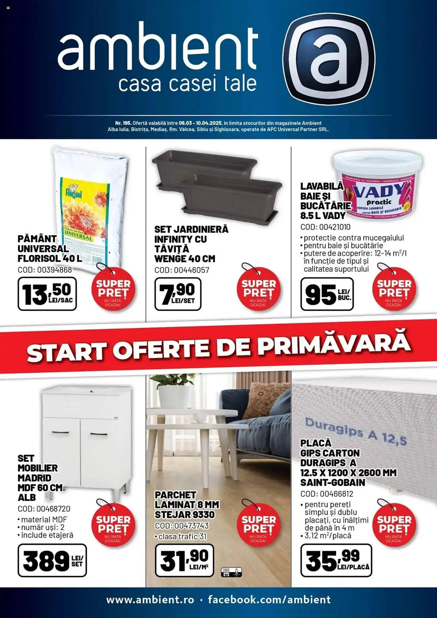 Catalog Catalog Ambient de la 6 martie până la 10 aprilie 2025 - Revista Pagina 1