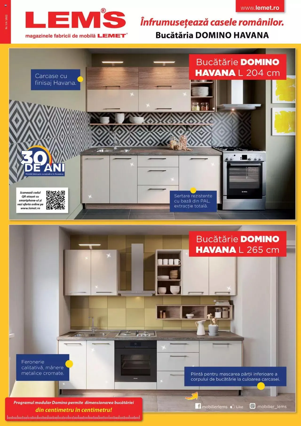 Catalog Lem’s catalog - Bucătăria Domino de la 1 septembrie până la 31 decembrie 2023 - Revista Pagina 1