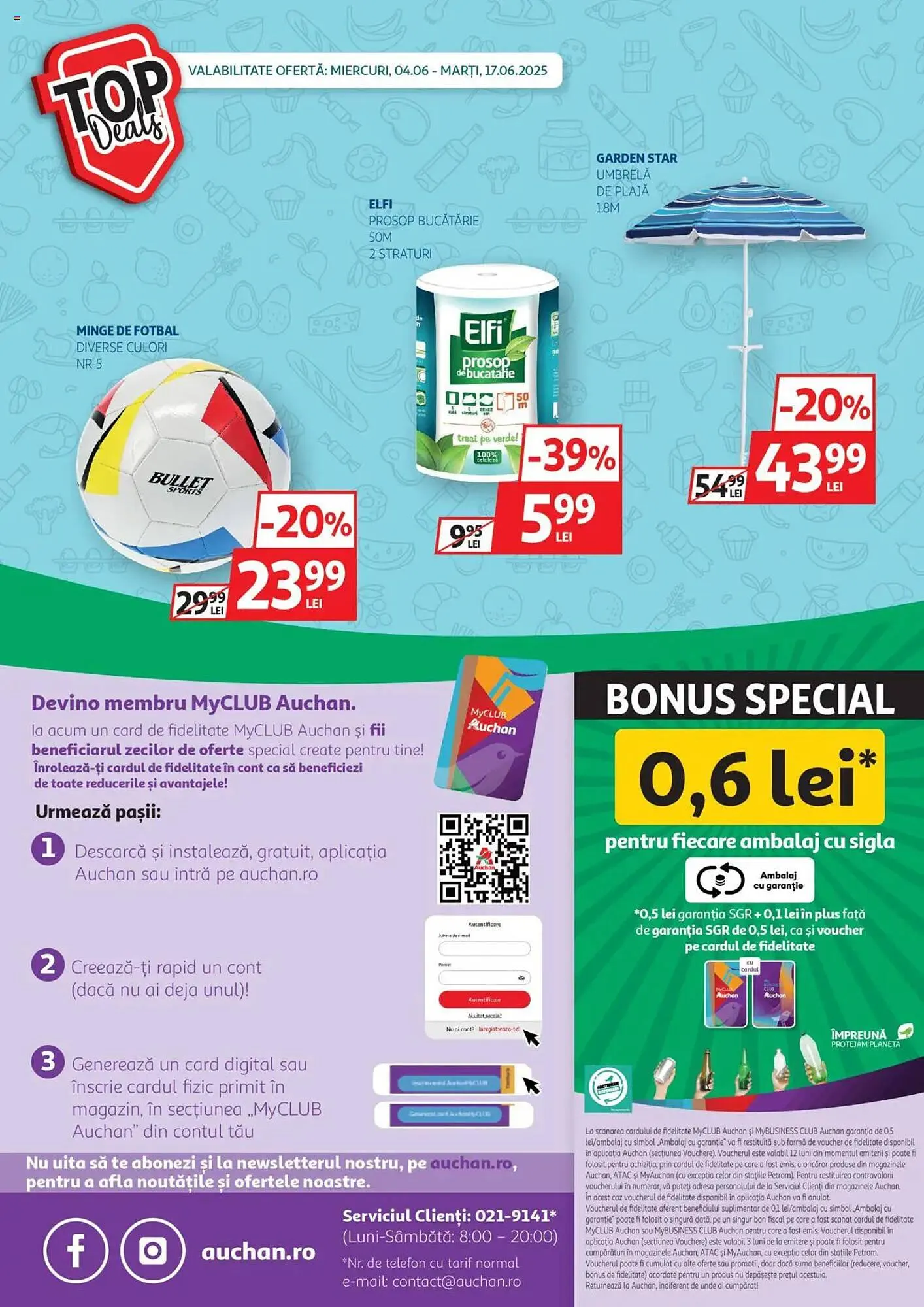 Catalog Catalog Auchan de la 4 iunie până la 17 iunie 2025 - Revista Pagina 22