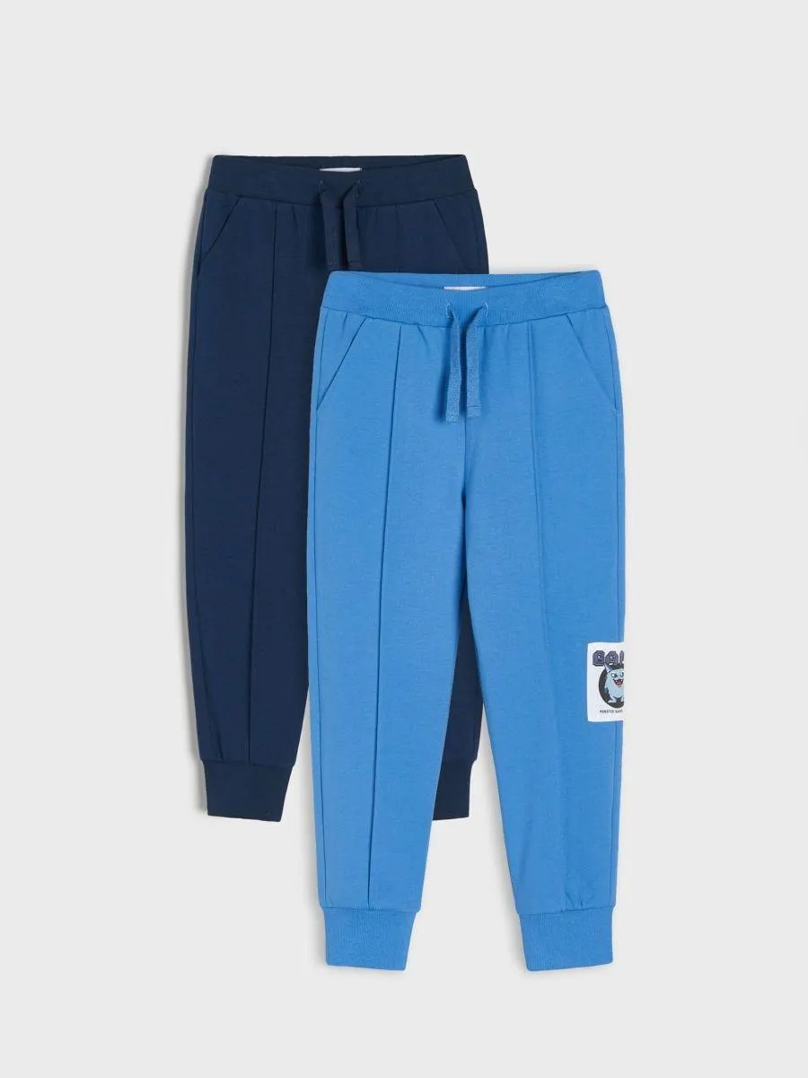 Set de 2 perechi de pantaloni sport jogger