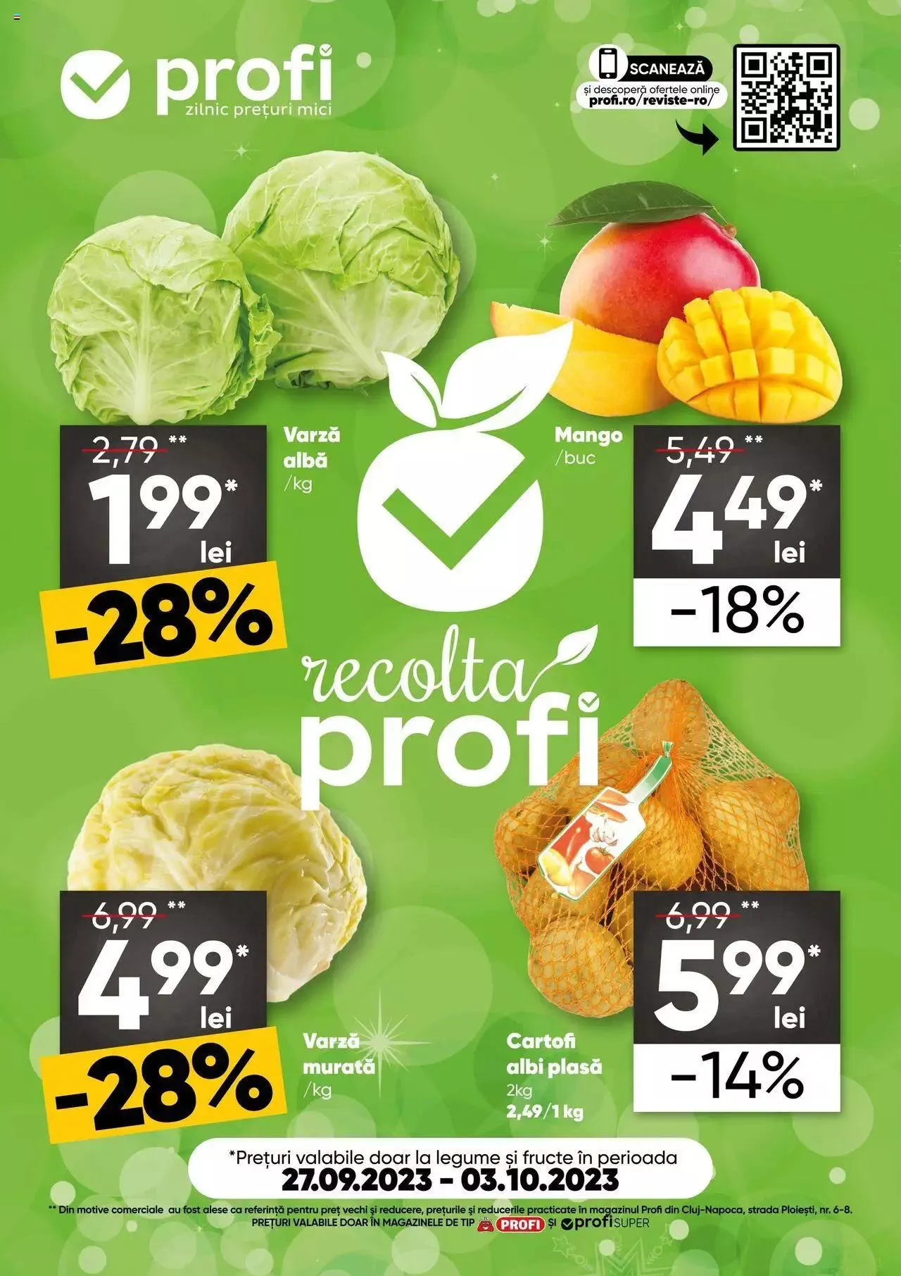 Catalog Catalog Profi Fresh de la 27 septembrie până la 3 octombrie 2023 - Revista Pagina 1