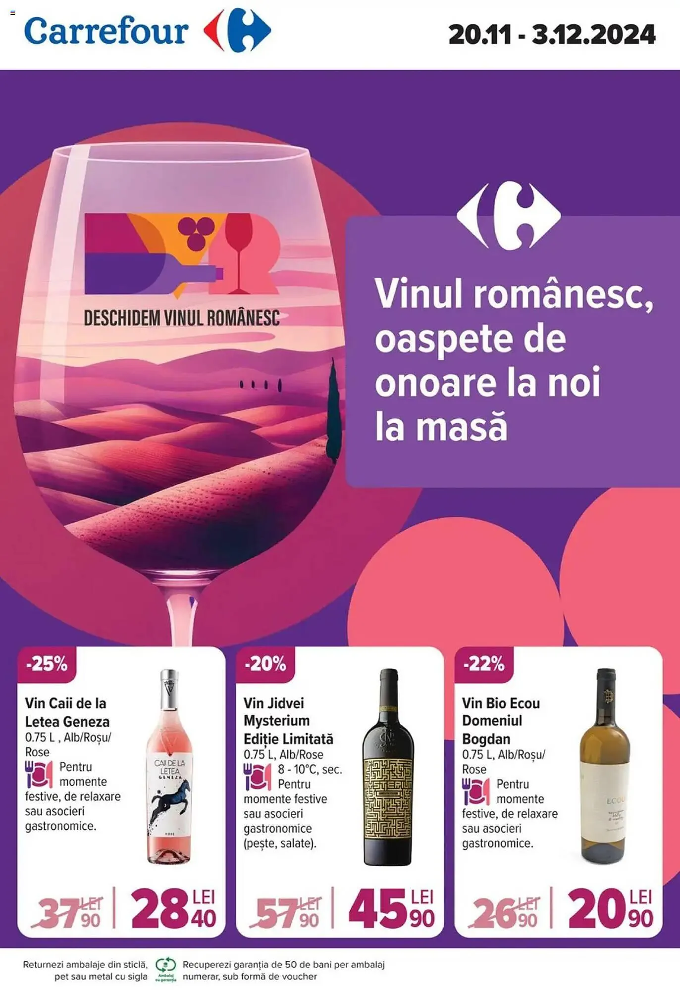 Catalog Catalog Carrefour de la 20 noiembrie până la 3 decembrie 2024 - Revista Pagina 1