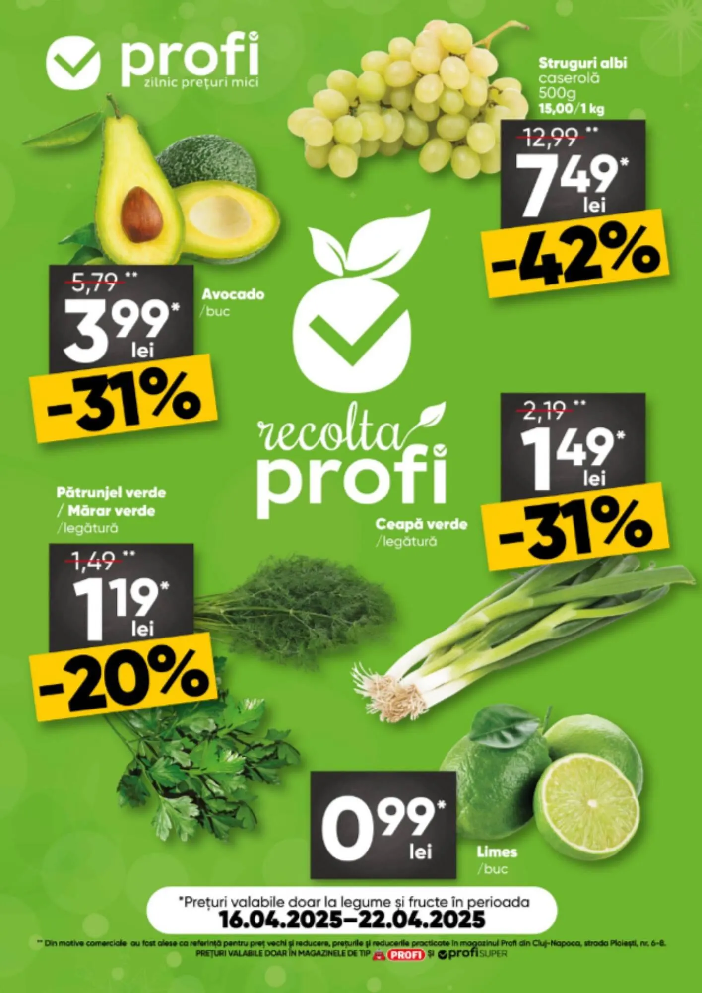 Catalog Catalog PROFI de la 16 aprilie până la 22 aprilie 2025 - Revista Pagina 1